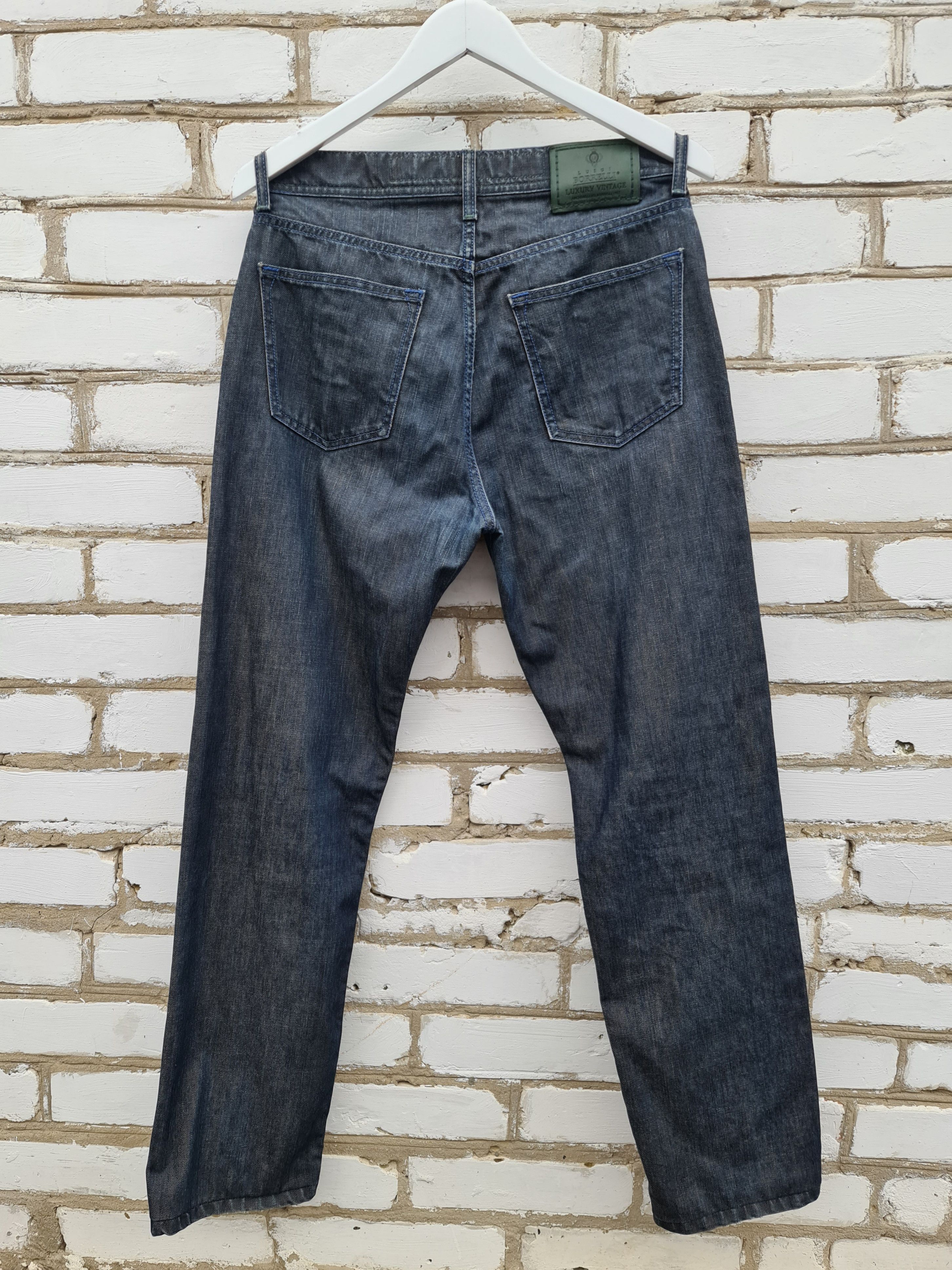 Luigi Borrelli Luigi Borelli Blue Denim Jeans Pants Size US 34 / EU 50 - 2 Thumbnail