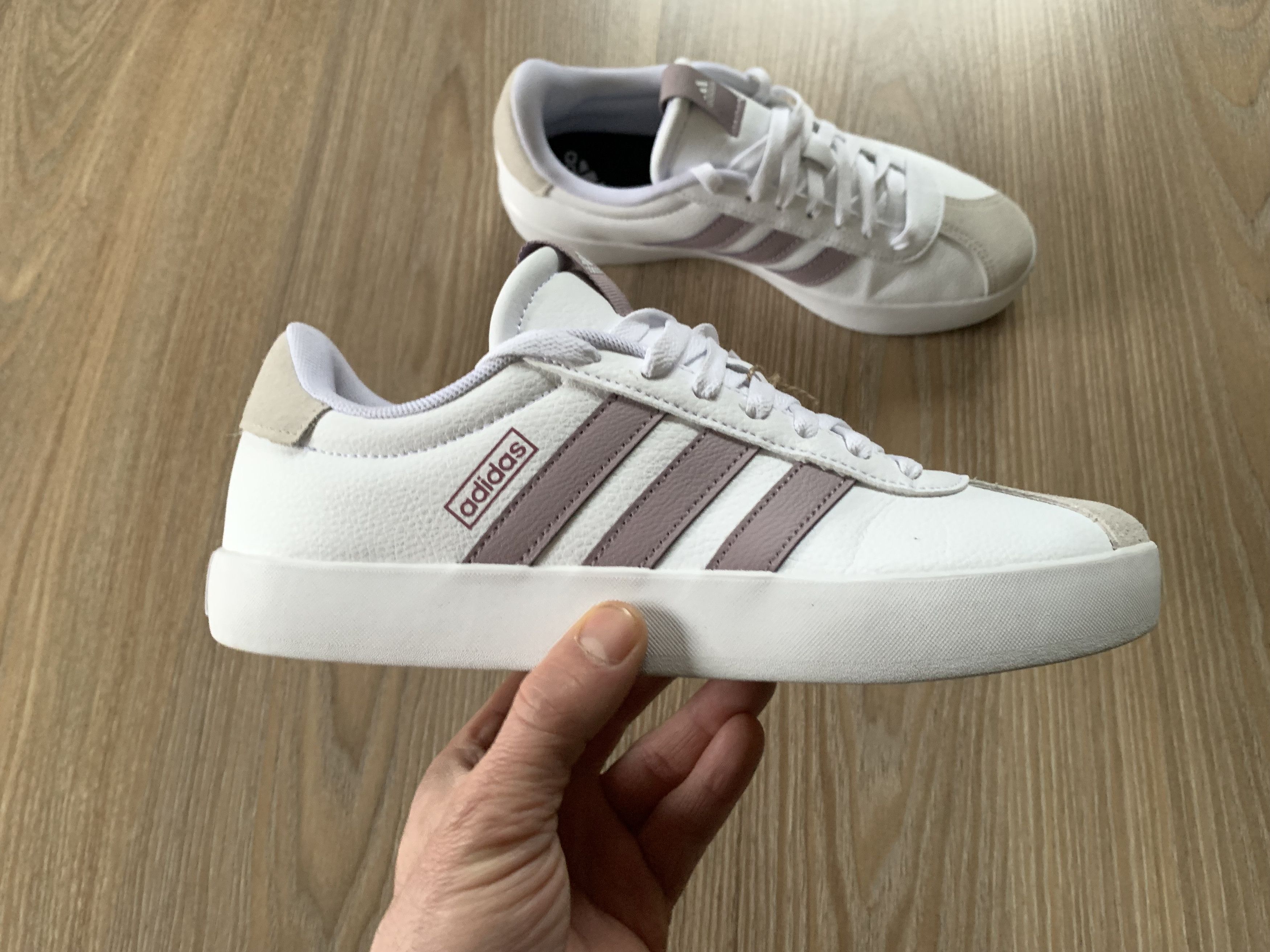 Adidas Adidas VL Court 3.0 White Women's Sneakers Size US 9.5 / IT 39.5 - 3 Thumbnail