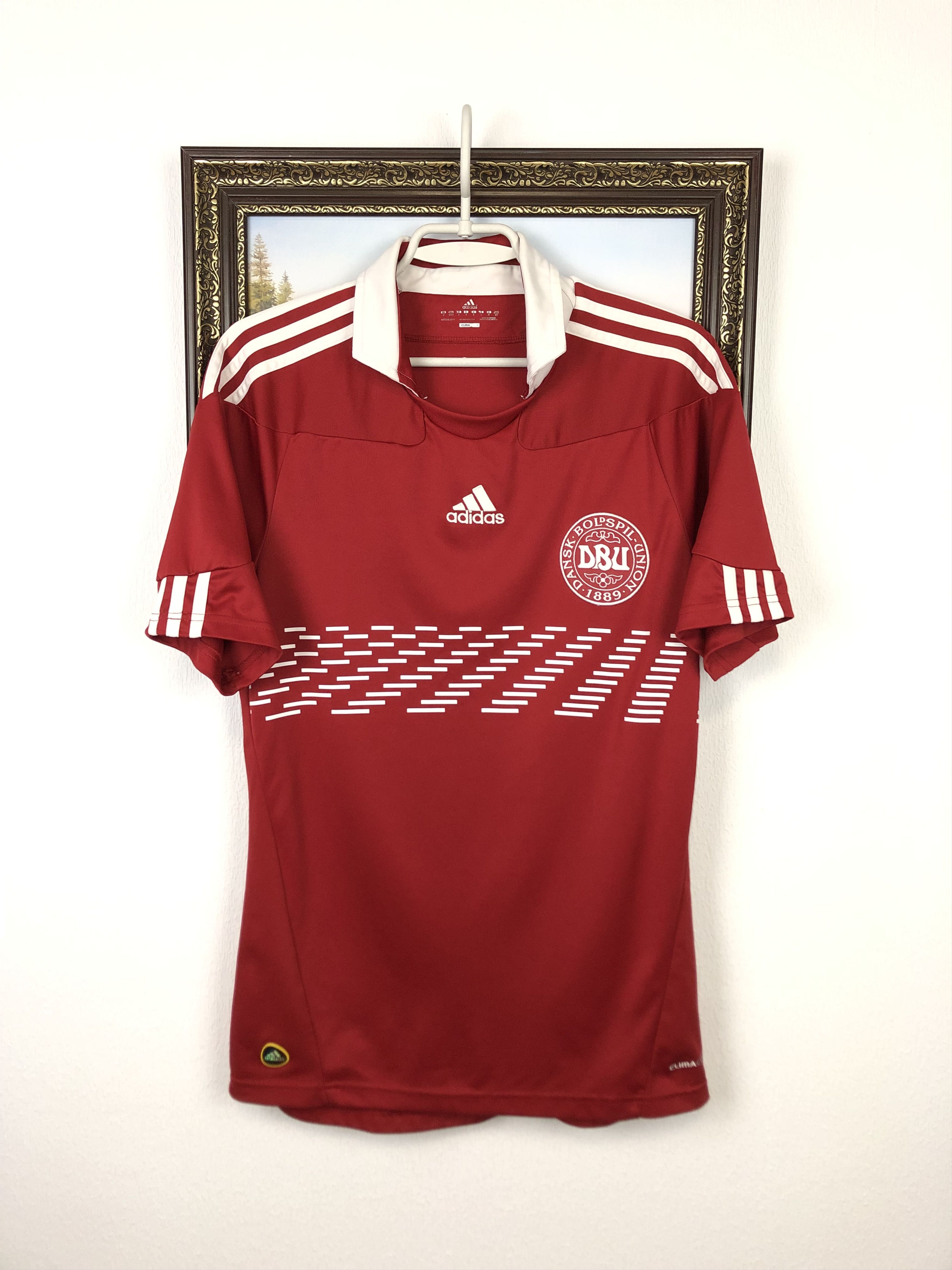 Adidas Denmark Home football shirt 2010 Soccer Adidas Jersey Size US S / EU 44-46 / 1 - 1 Thumbnail