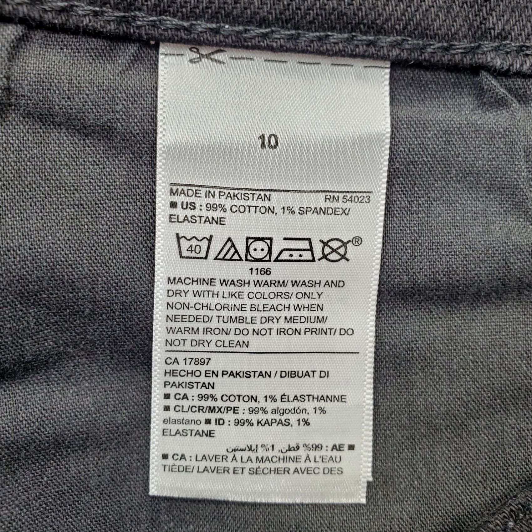 Old Navy Old Navy Jeans Womens 10 Black Stretch Slim Fit Straight Leg Extra High Rise Jeans Womens 10 Black Stretch Slim Fit Straight Vintage: No Size 32" / US 10 / IT 46 - 8 Thumbnail