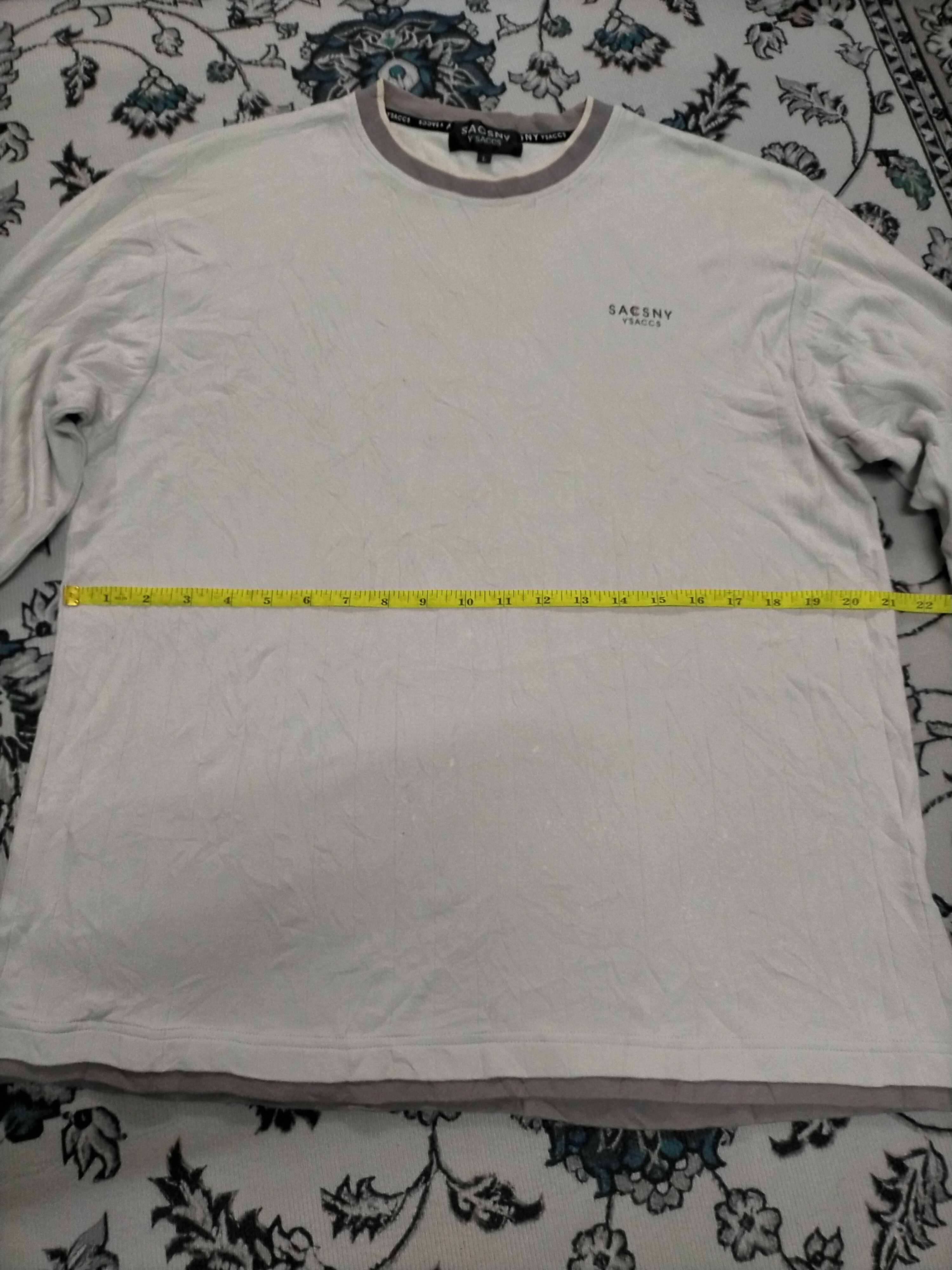 Yohji Yamamoto Y'saccs Yohji Yamamoto Long Sleeve Tshirt Size US L / EU 52-54 / 3 - 5 Thumbnail