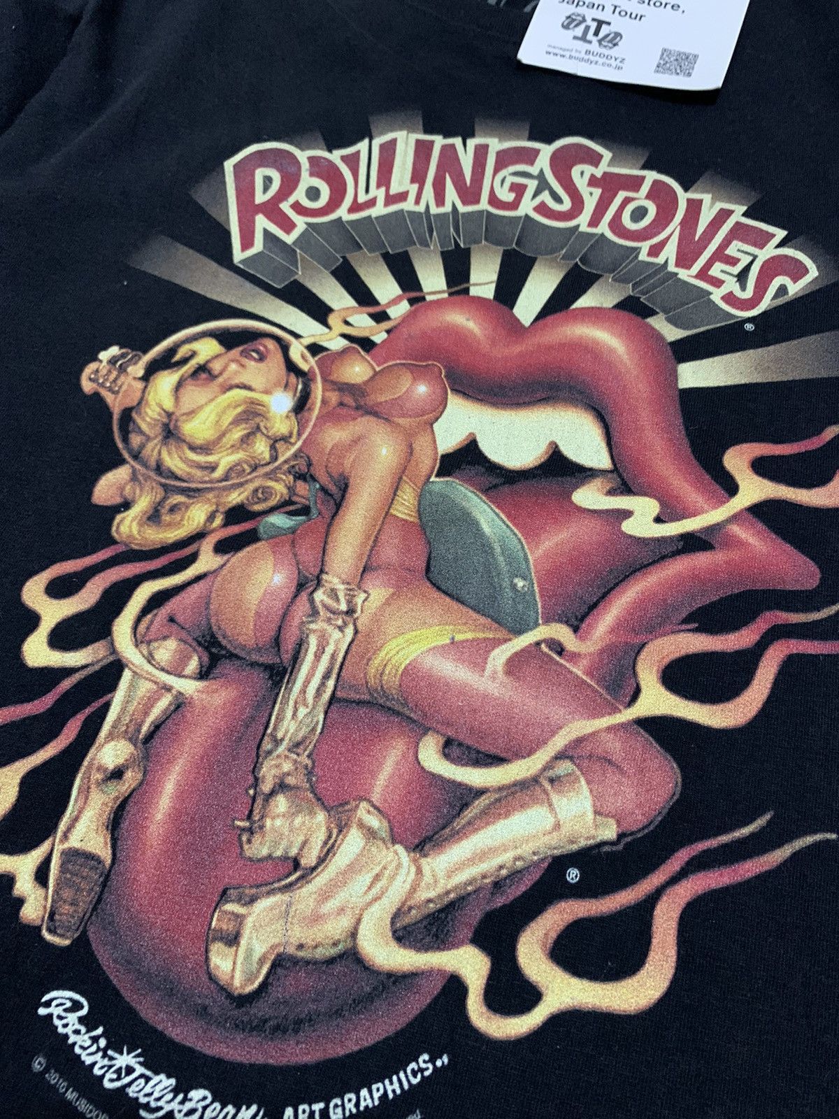 Band Tees Vintage Y2K Rockin Jelly Bean Rolling Stone Size US S / EU 44-46 / 1 - 13 Thumbnail