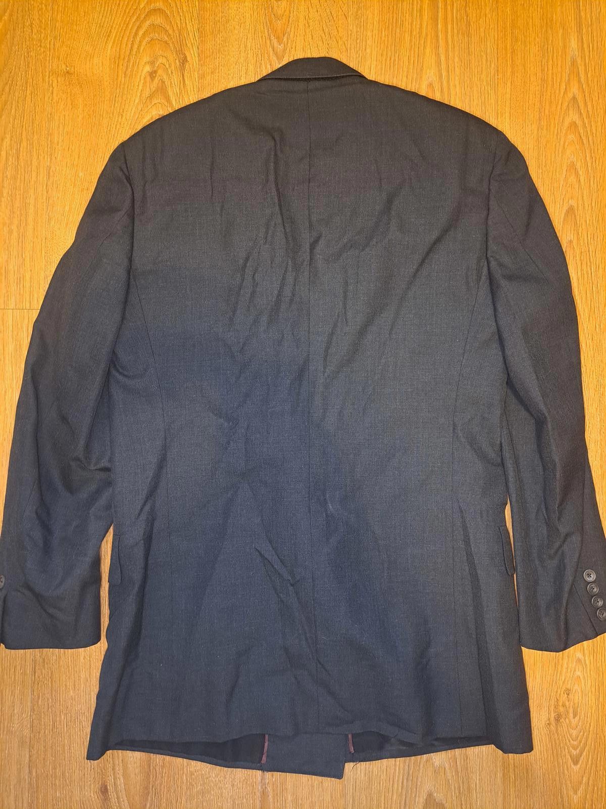 Hart Schaffner Marx Hart Schaffner Marx Double Breasted Suit Jacket 40L Gray Size 40L - 6 Thumbnail