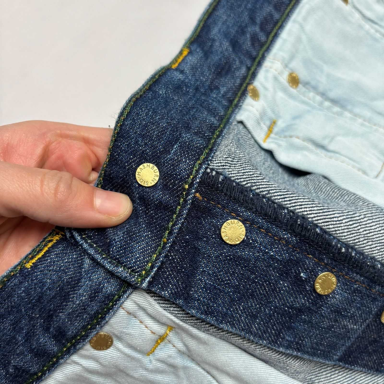 Sid Mashburn $325 Sid Mashburn Japanese Selvedge Deep Indigo Jeans 33x32 Size US 33 - 5 Thumbnail