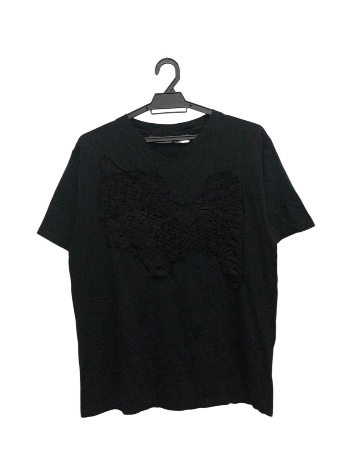 gomme GOMME HOMME 🖤 MAKI HIROSHIGE ATELIER PATCHWORK V NECK TEE Size US M / EU 48-50 / 2 - 1 Thumbnail
