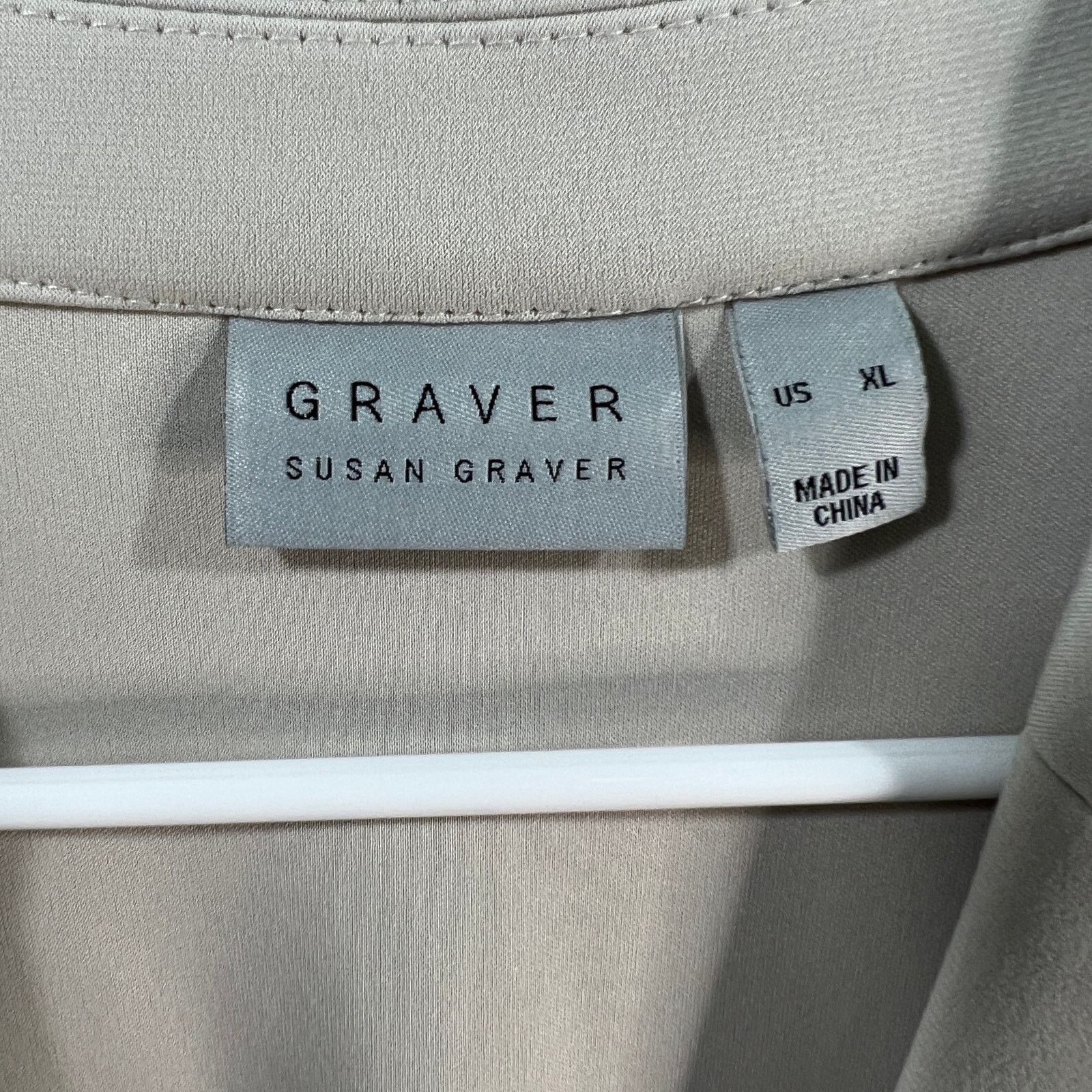 Other GRAVER Susan Graver LK Fusion 3/4 Slv Cutaway Size XL / US 12-14 / IT 48-50 - 3 Thumbnail