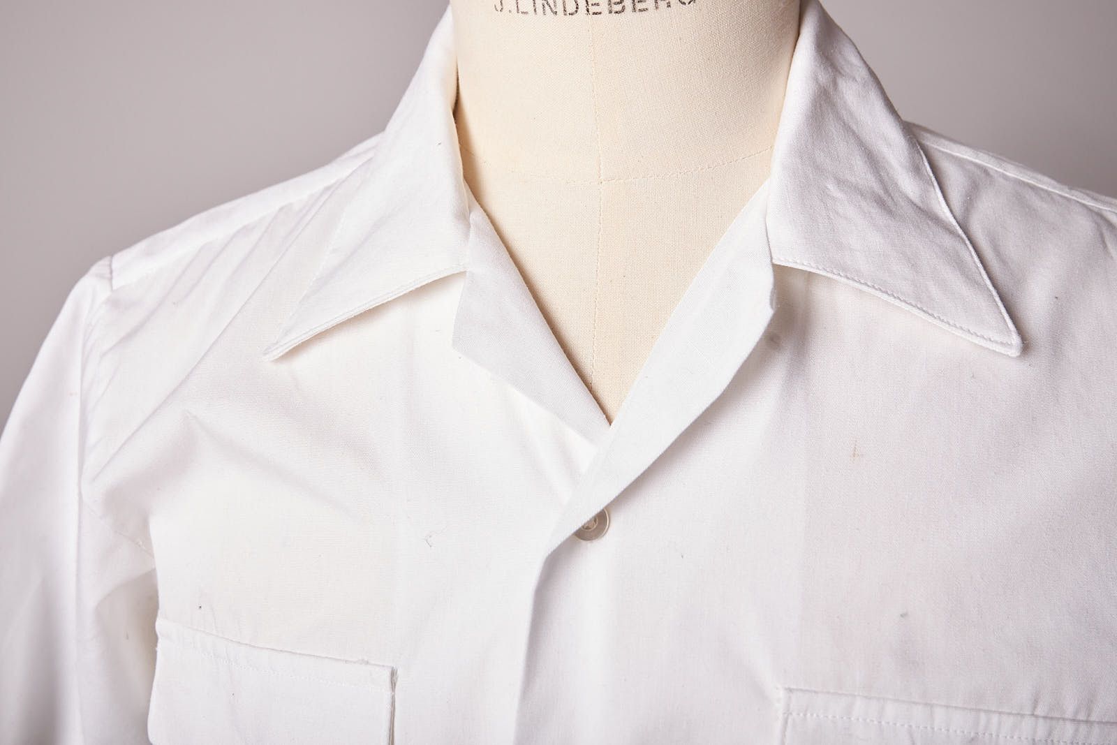 Vintage 1980s White Navy Military Uniform Short Sleeve Shirt Size US M / EU 48-50 / 2 - 7 Thumbnail