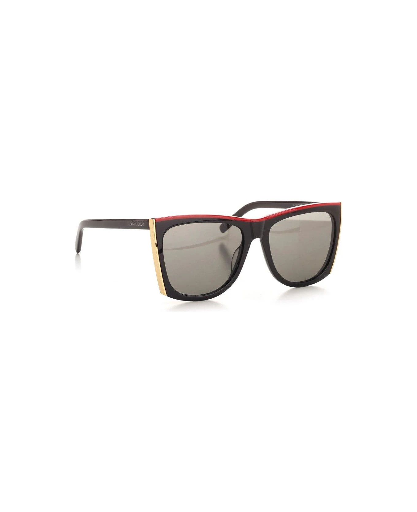 Saint Laurent Paris o1bcso1str0426 Size:OS/Rectangular Frame Sunglasses in Black Size ONE SIZE - 2 Thumbnail