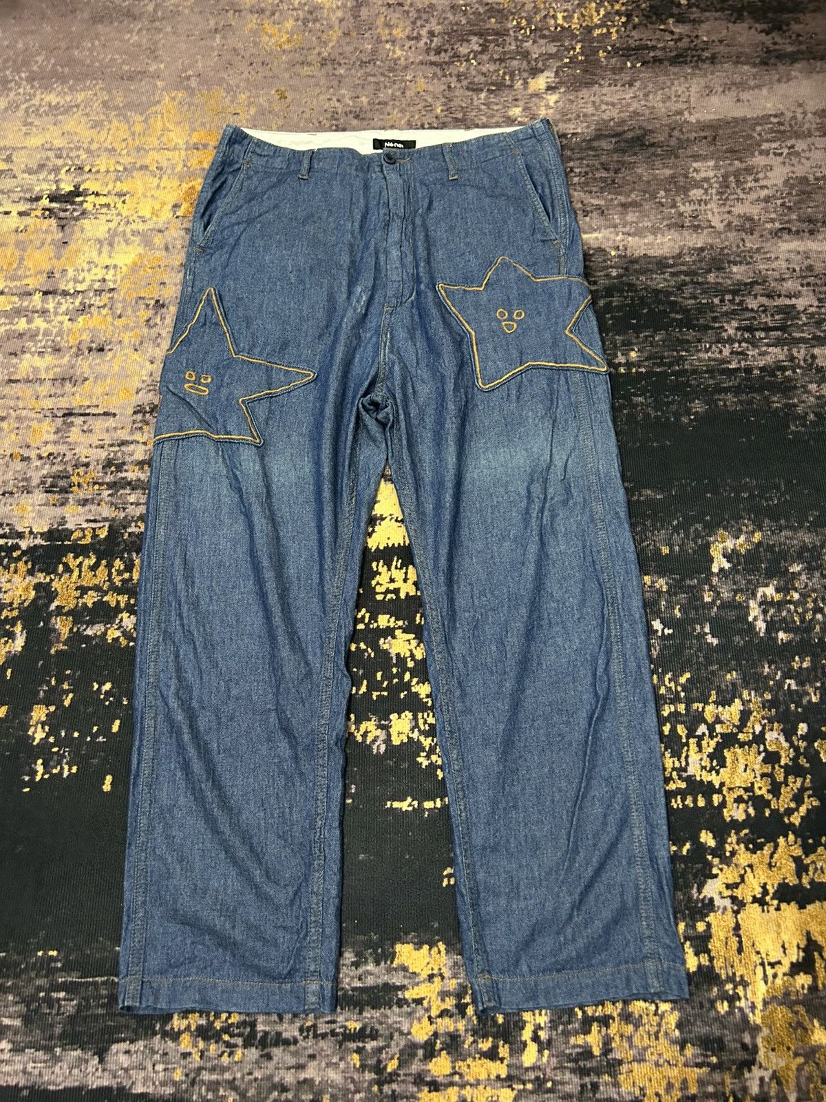 Ne-Net Ne-Net Issey Miyake Star Pocket Pants Size US 32 / EU 48 - 2 Thumbnail