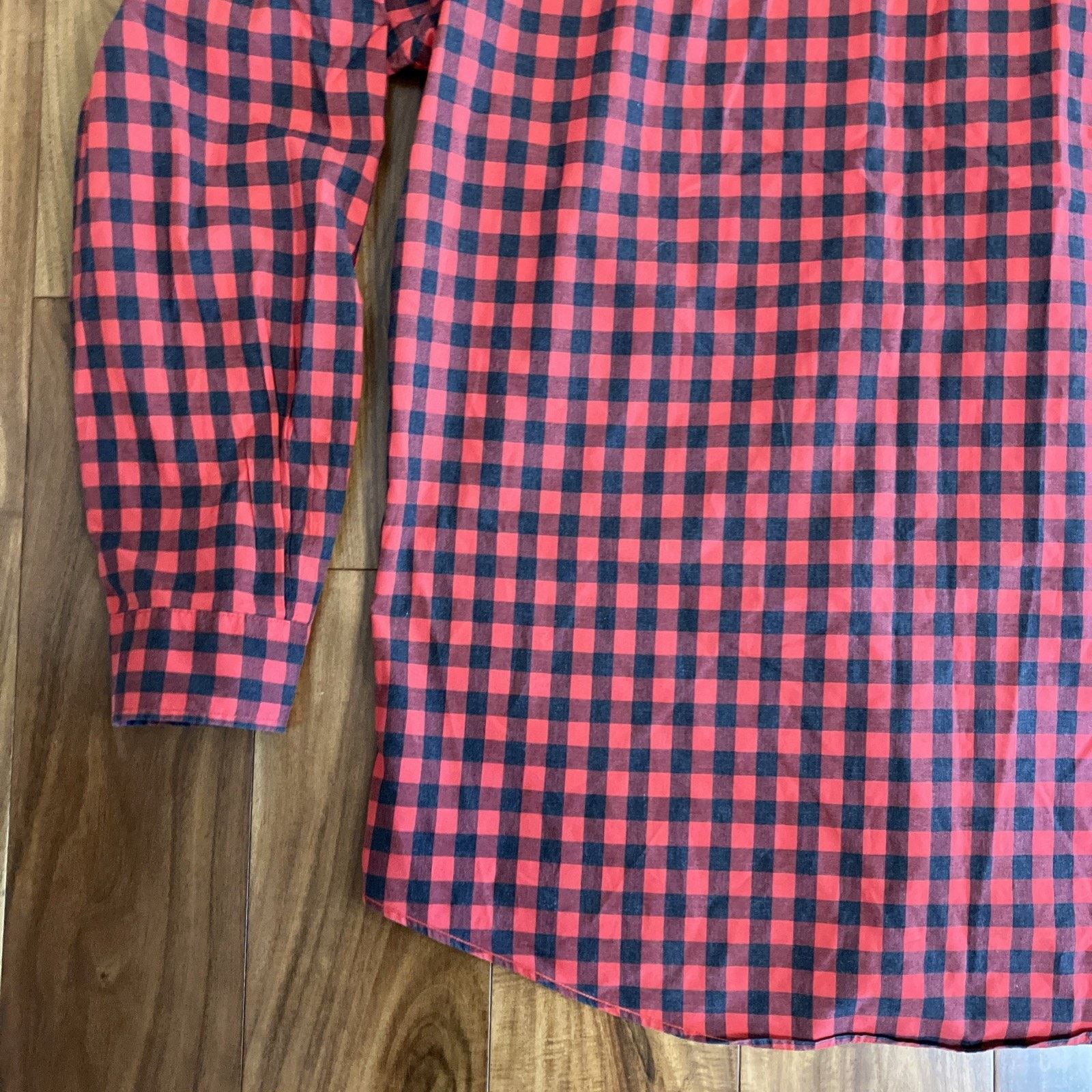Lacoste Lacoste Men Regular Fit Checkered Button Down Shirt Large 44 Size US L / EU 52-54 / 3 - 22 Thumbnail