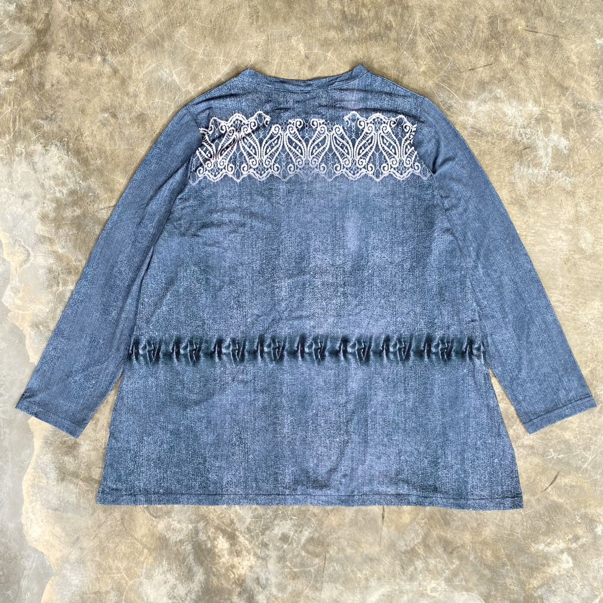 Jean Paul Gaultier Amica Jean Paul Gaultier Style Long Sleeve Shirt Size L / US 10 / IT 46 - 2 Thumbnail