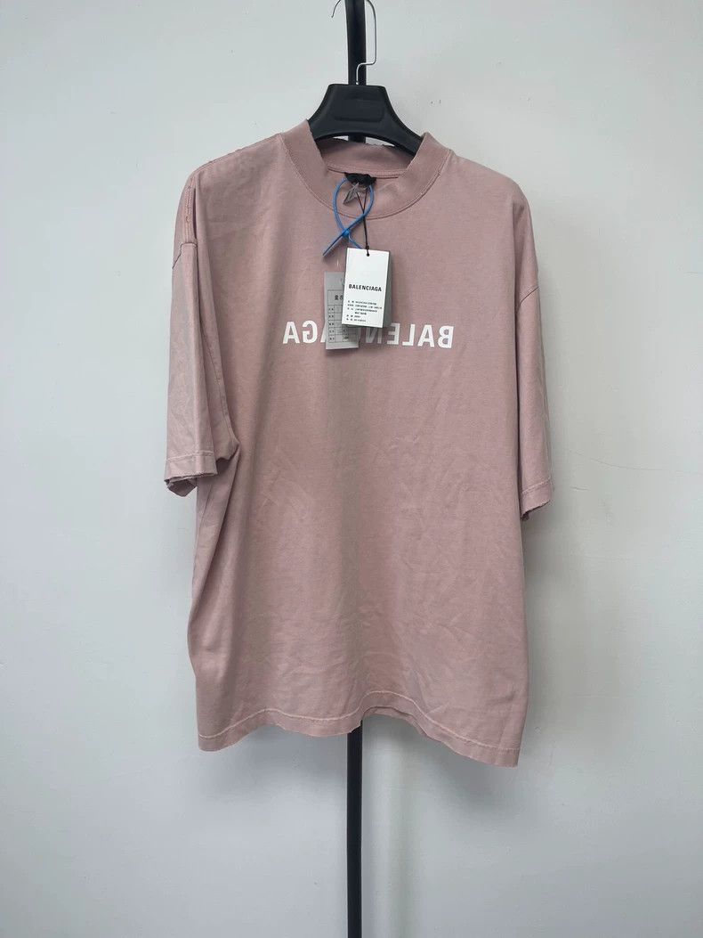 Balenciaga Balenciaga Monogrammed Crew Neck Pullover Short Sleeve Dro Size S / US 4 / IT 40 - 1 Thumbnail