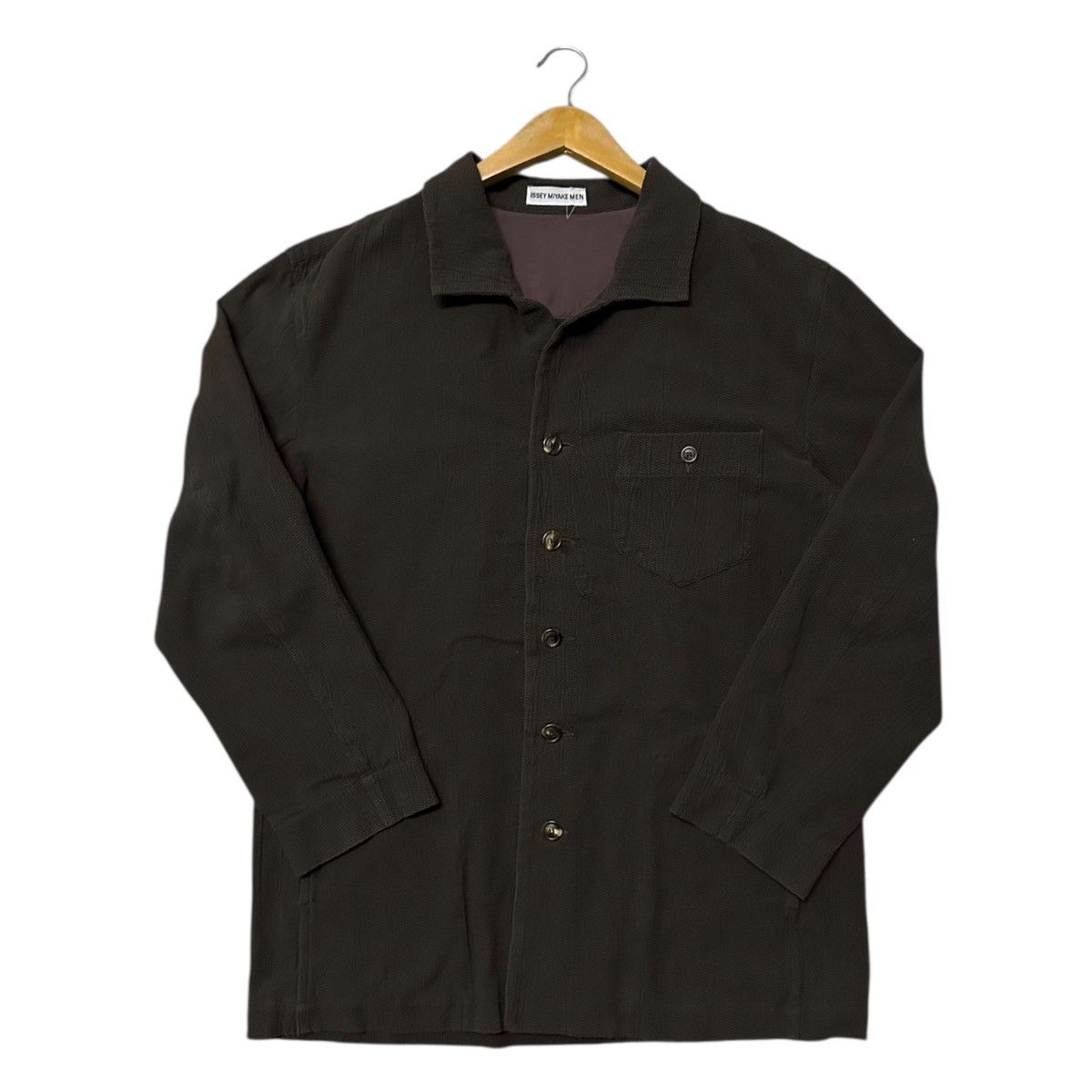 Issey Miyake Vintage Issey Miyake men button up shirt jacket with pockets Size US M / EU 48-50 / 2 - 2 Thumbnail