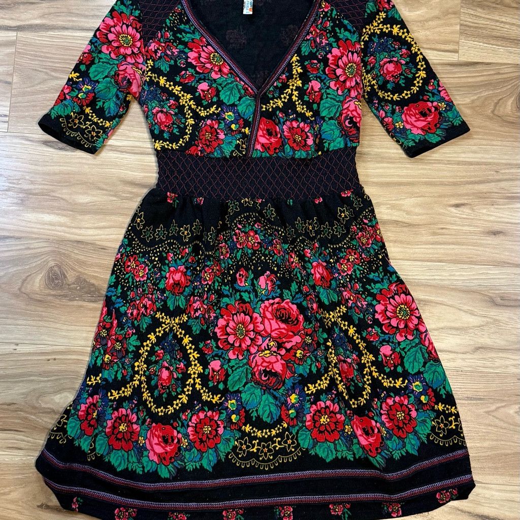 Free People Free People Women’s Small Floral Boho Dress Size S / US 4 / IT 40 - 1 Thumbnail