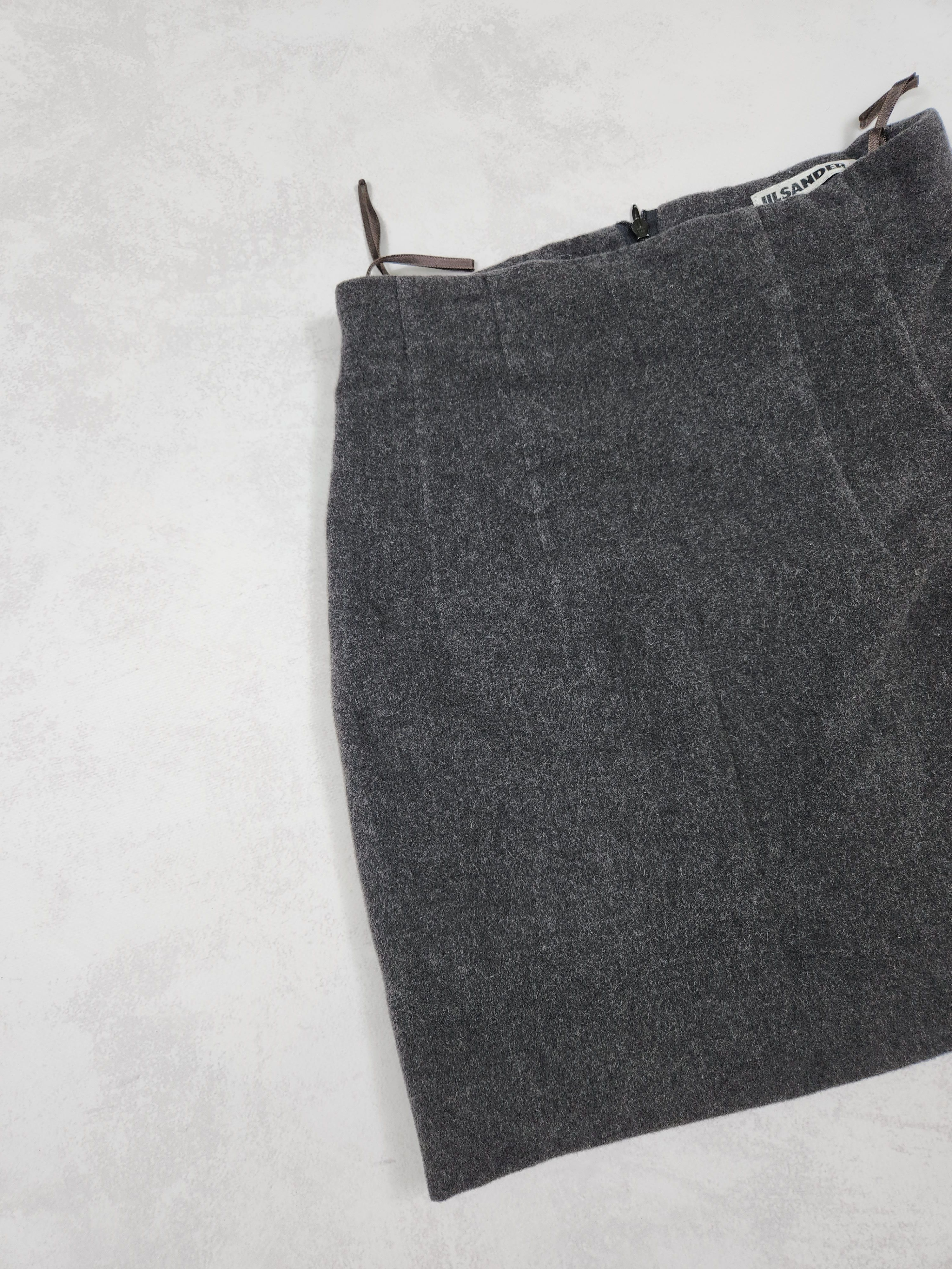 Jil Sander Vintage Jil Sander + wool Skirt Size 25" / US 0 / IT 36 - 2 Thumbnail