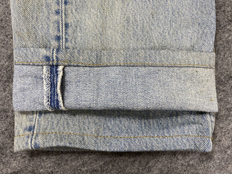 Hype Ripped Light Blue Wash Vintage Levi's 501 31x27.5 -JN2289 | Grailed