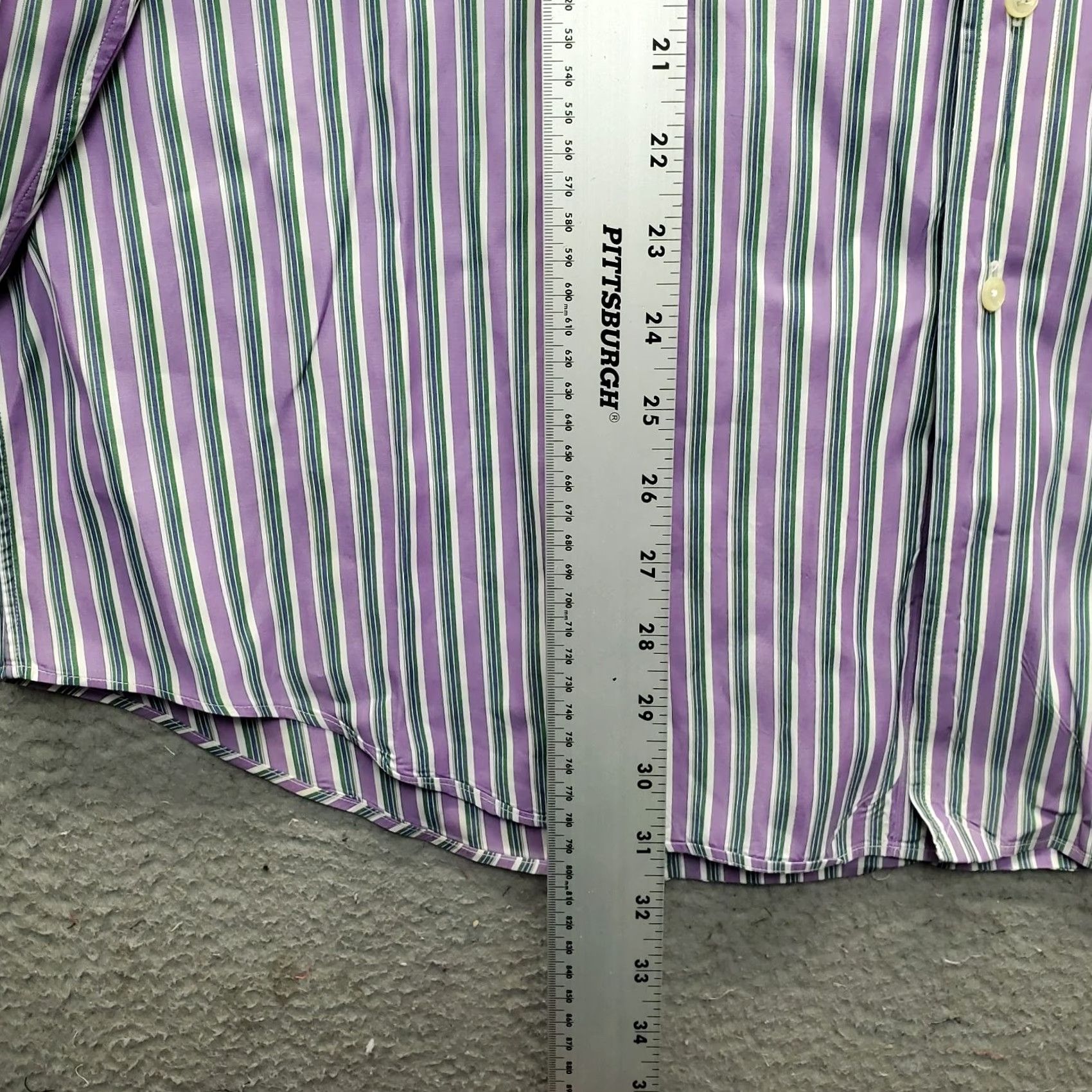 Ralph Lauren Ralph Lauren Blake Shirt Mens XL Multi Striped Pony Logo Collared Button Down Shirt Size US XL / EU 56 / 4 - 3 Thumbnail