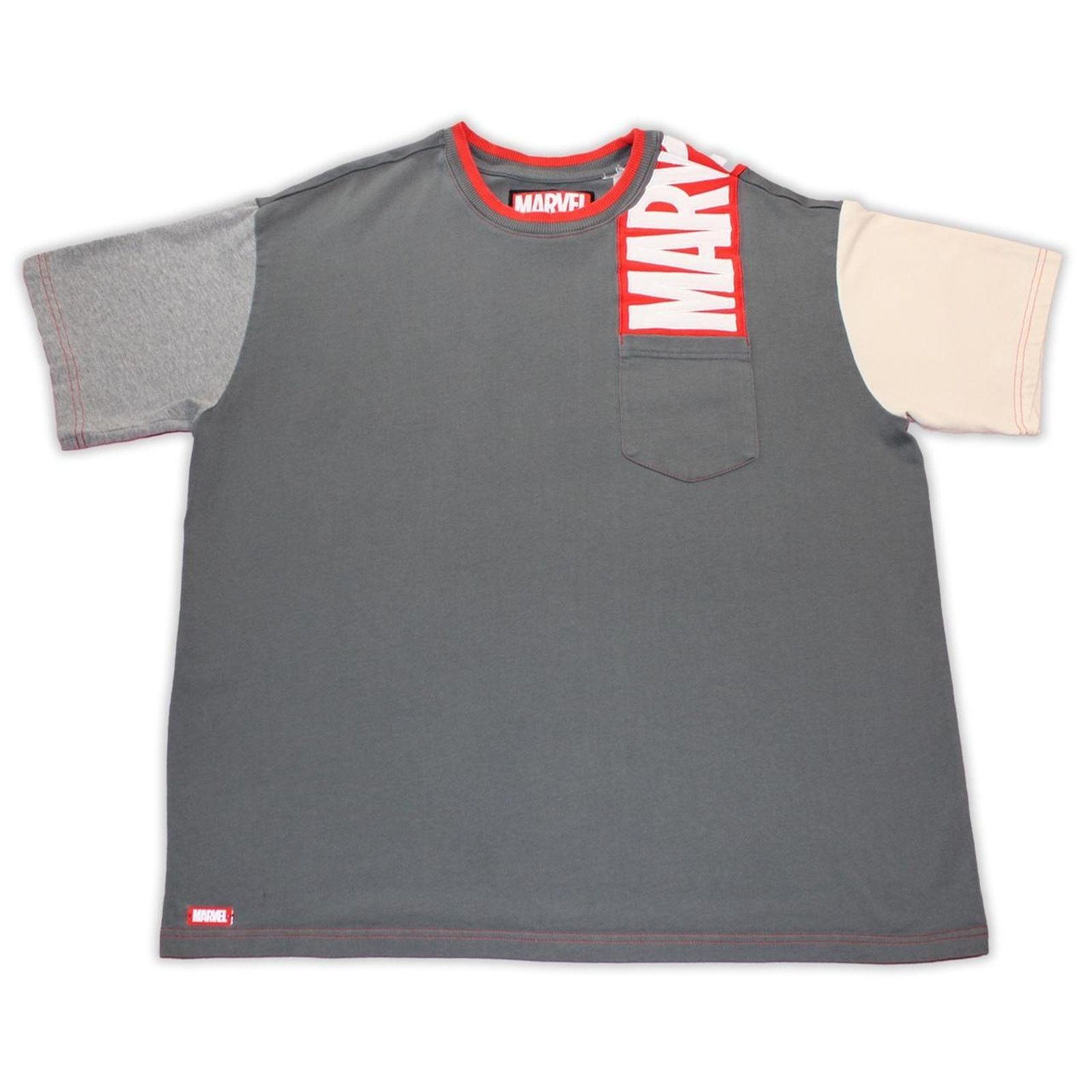 & Other Stories Y2K Gray Marvel Embroidered Graphic Tee Size US XL / EU 56 / 4 - 7 Thumbnail