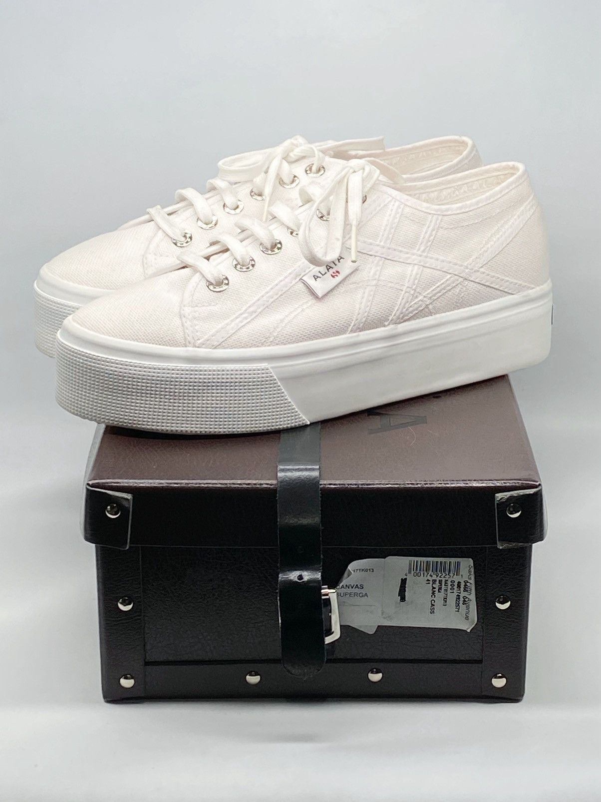 Alaia Alaia Superga 2740 Platform Canvas Sneaker Size US 9.5 / IT 39.5 - 12 Thumbnail