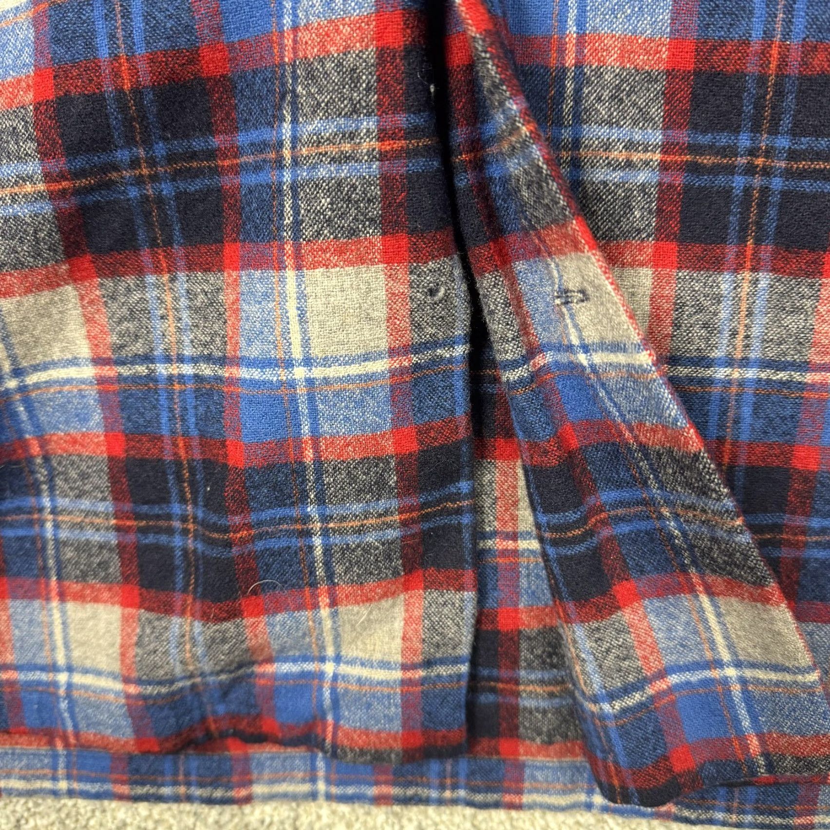 Pendleton VINTAGE Pendleton Shirt Plaid Wool Flannel Button-Up M Mens Blue 70s 80s Lumberjack Pockets Size US M / EU 48-50 / 2 - 7 Thumbnail