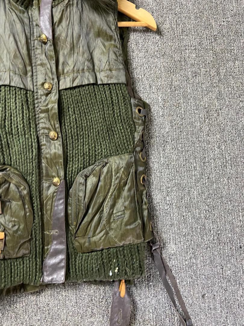 Japanese Brand FULUNZI Brand Utility Vest with Fur Trim (205) Size US L / EU 52-54 / 3 - 7 Thumbnail