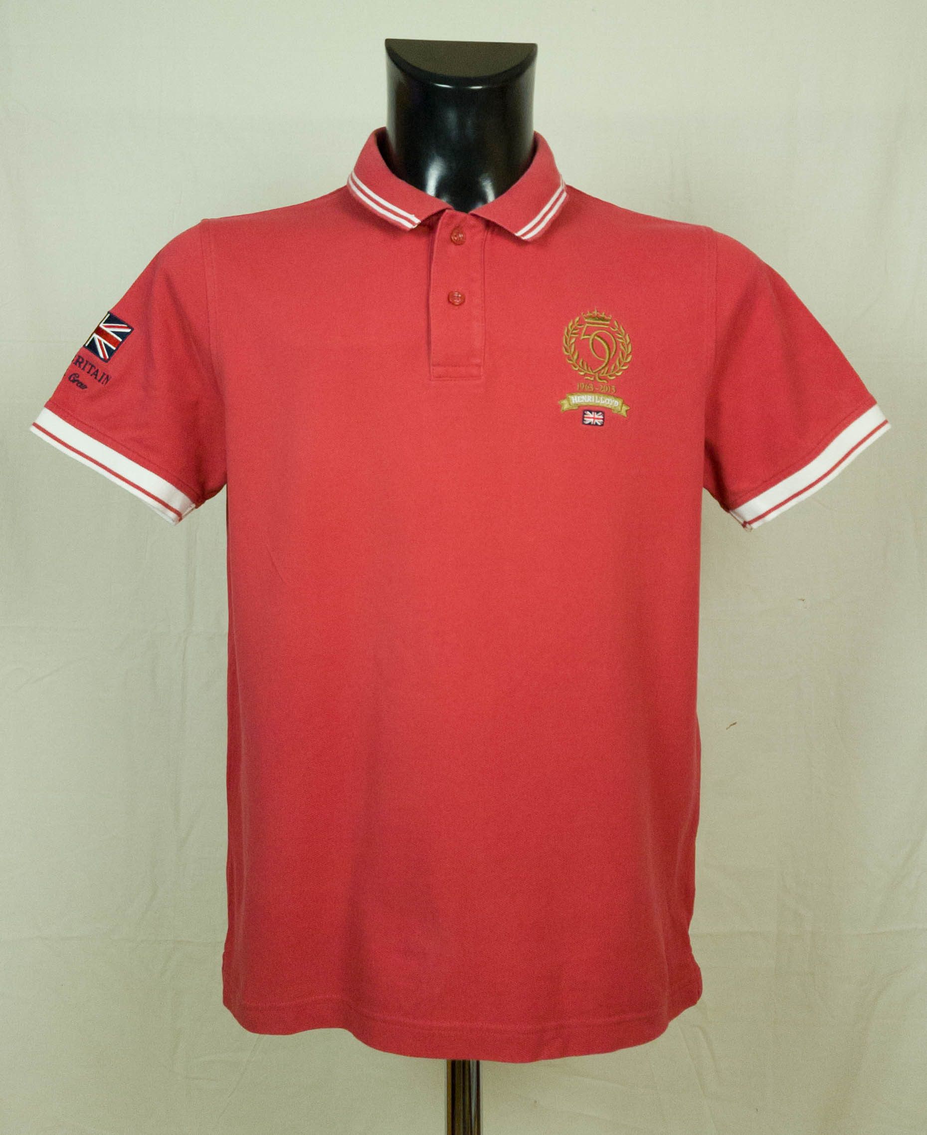 Henri Lloyd Henri Lloyd mens polo top cotton size M-L (label L) gc Size US L / EU 52-54 / 3 - 1 Thumbnail