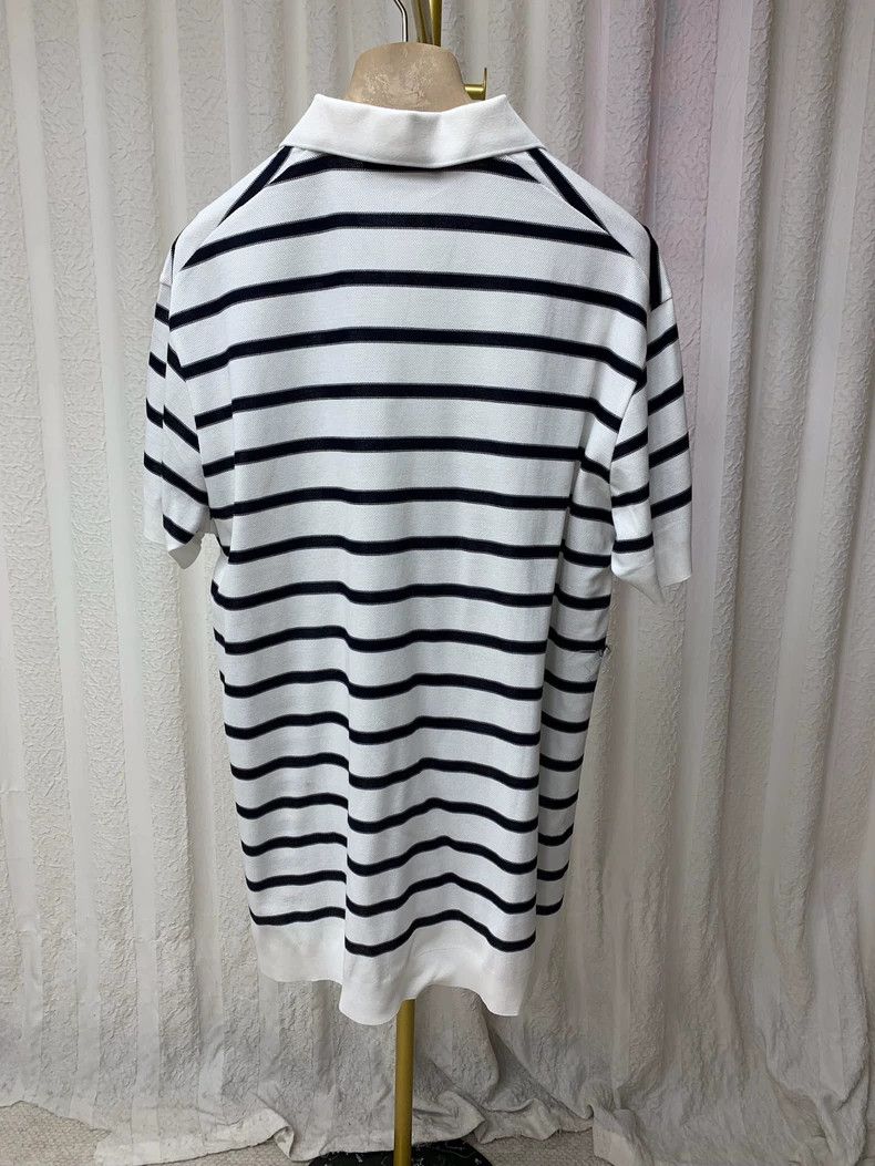 Loro Piana LORO PIANA size52 White black fine striped sea soul beads f Size US XL / EU 56 / 4 - 3 Thumbnail