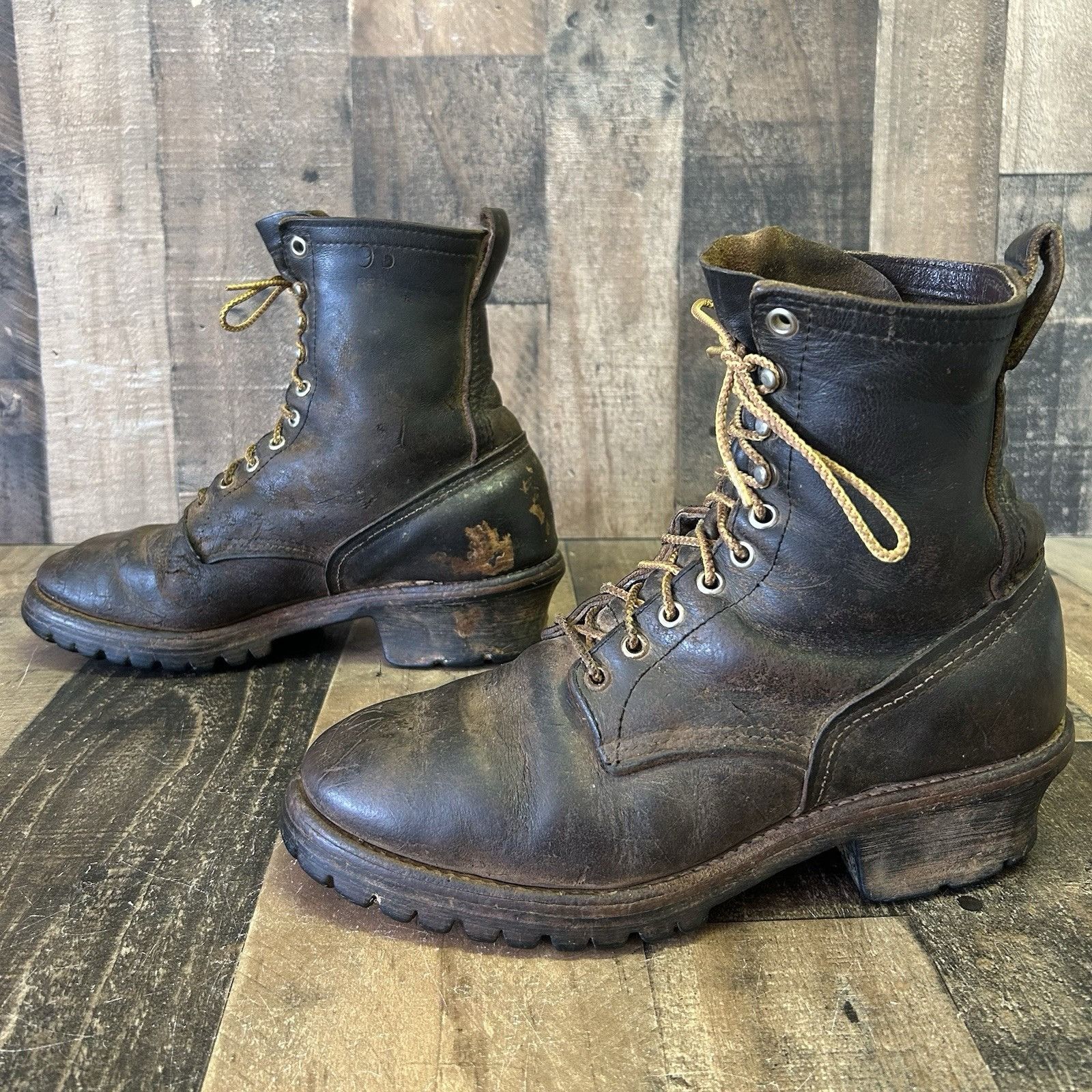 Red Wing Red Wing Vintage Plain Toe Work Boots Mens 9 D Size US 9 / EU 42 - 2 Thumbnail