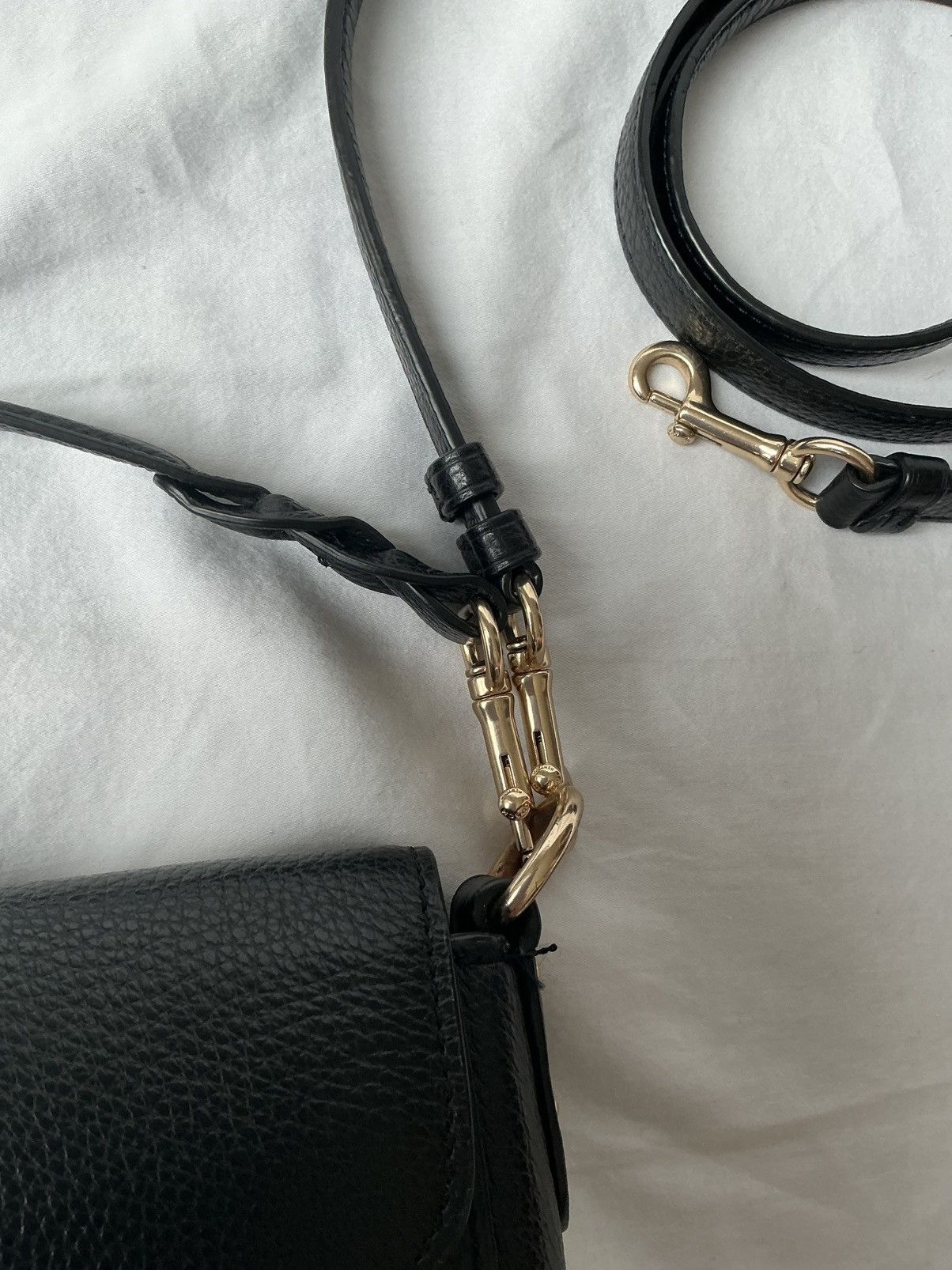 Coach Coach Black Tabby 26 Leather Horse & Carriage Shoulder Bag Size ONE SIZE - 6 Thumbnail