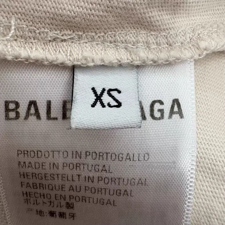 Balenciaga Balenciaga Front and Back Logo White and Blue Short Sleeve Size US XS / EU 42 / 0 - 5 Thumbnail