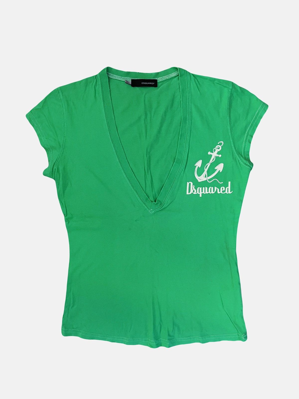 Dsquared2 Dsquared2 Y2k V neck top ⚓️🔋💶 Size M / US 6-8 / IT 42-44 - 1 Thumbnail