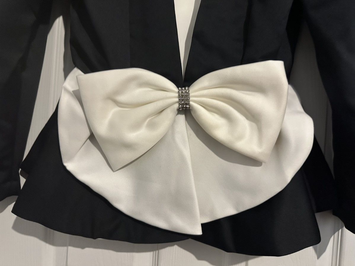Saks Fifth Avenue Vtg 80s Saks Fifth Avenue Evening Blazer - Puff Sleeve Size S / US 4 / IT 40 - 3 Thumbnail