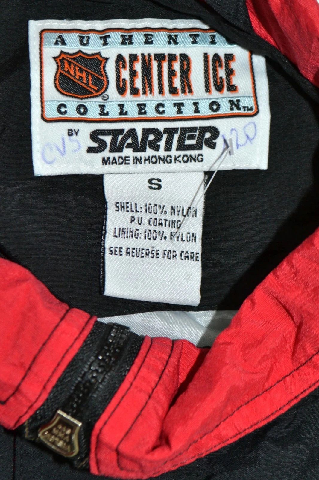 Starter NHL CHICAGO BLACKHAWKS 1/2 ZIP JACKET STARTER SIZE S Size US S / EU 44-46 / 1 - 6 Thumbnail