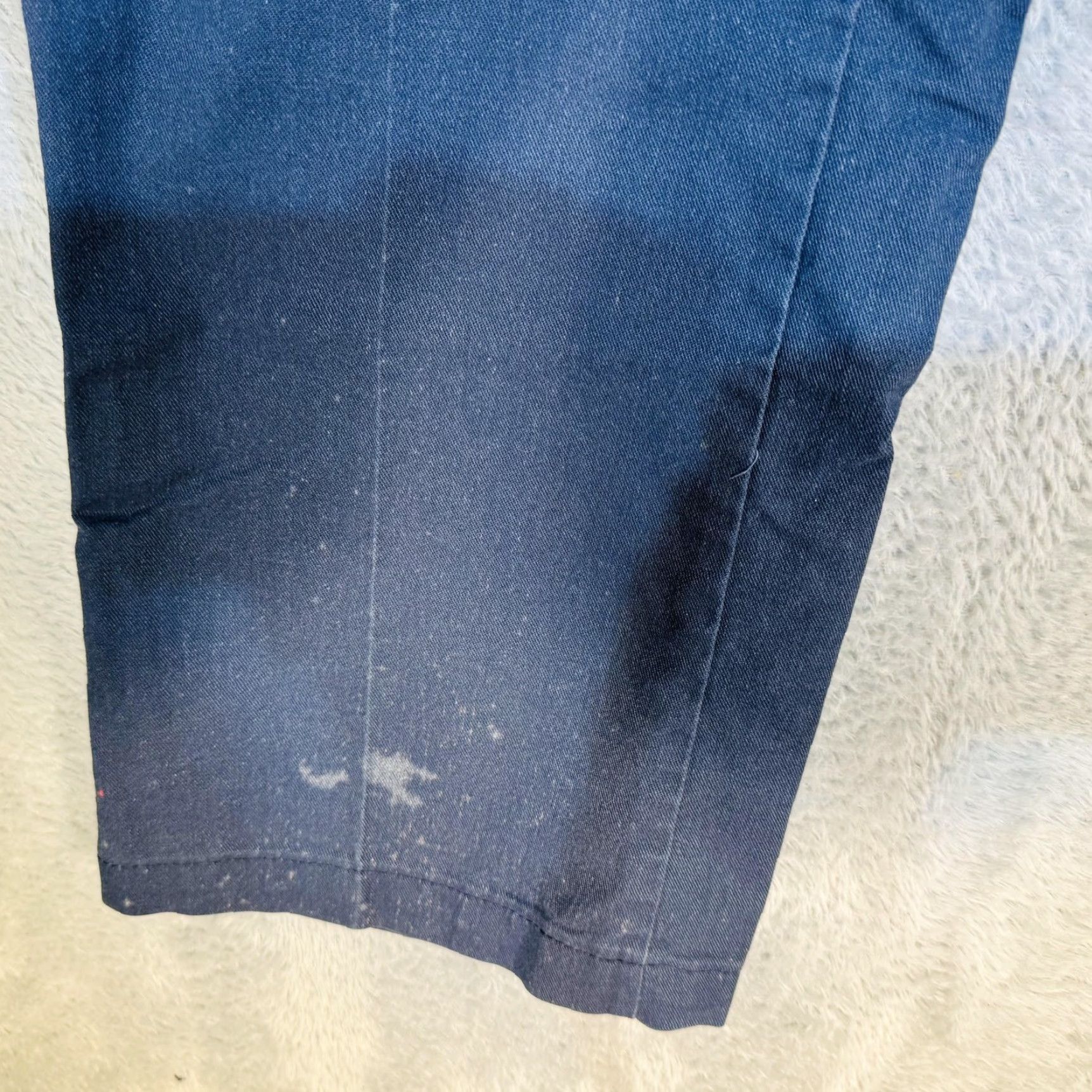 Dickies Dickies Pants Mens 34x30 Blue Cargo Regular Straight Workwear Polyester Cotton Size US 34 / EU 50 - 4 Thumbnail