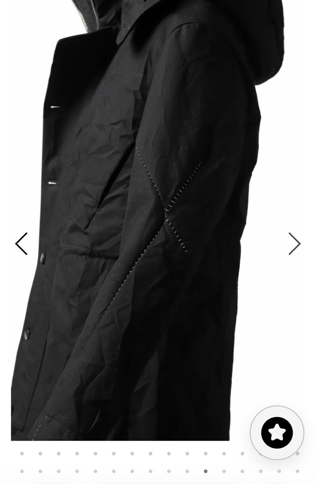 Masnada masnada MILITARY HOODIE LONG PARKA COAT with BOA LINNER Size US M / EU 48-50 / 2 - 5 Thumbnail