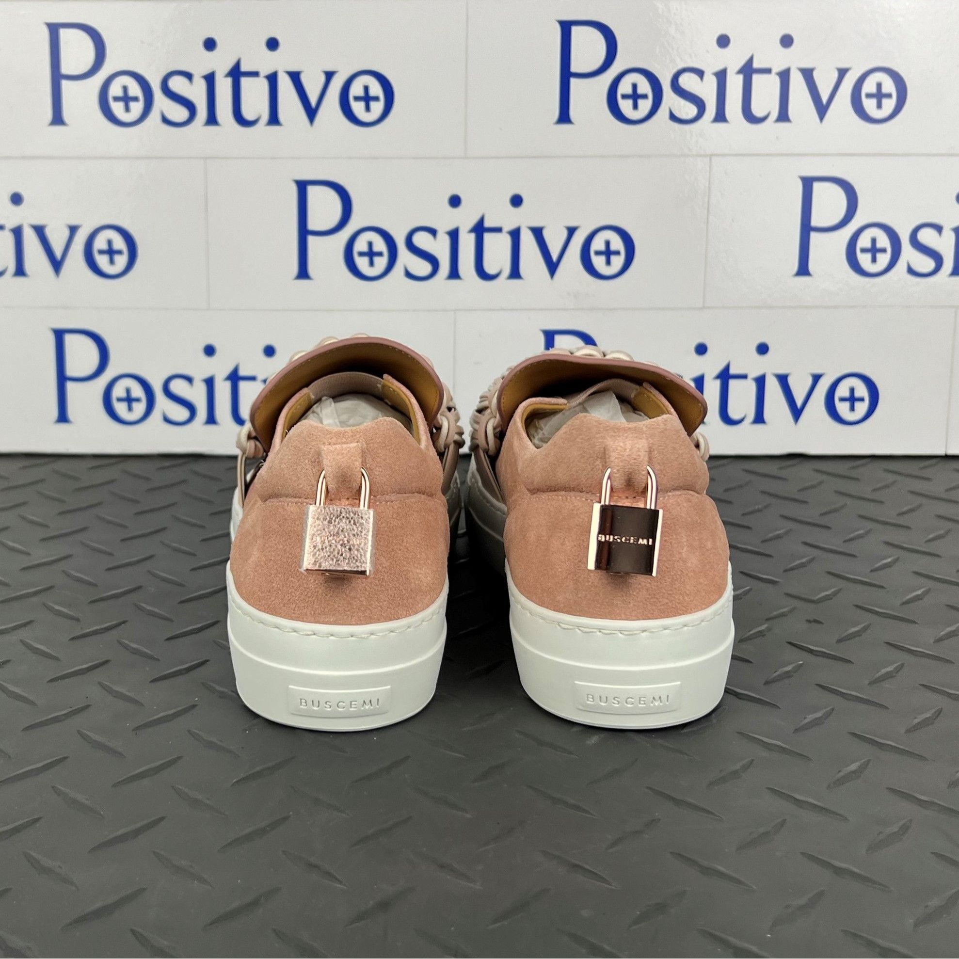 Buscemi Buscemi 40MM Braid Pale Pink Suede Sneakers US 11 SAMPLE Size US 11 / IT 41 - 5 Thumbnail
