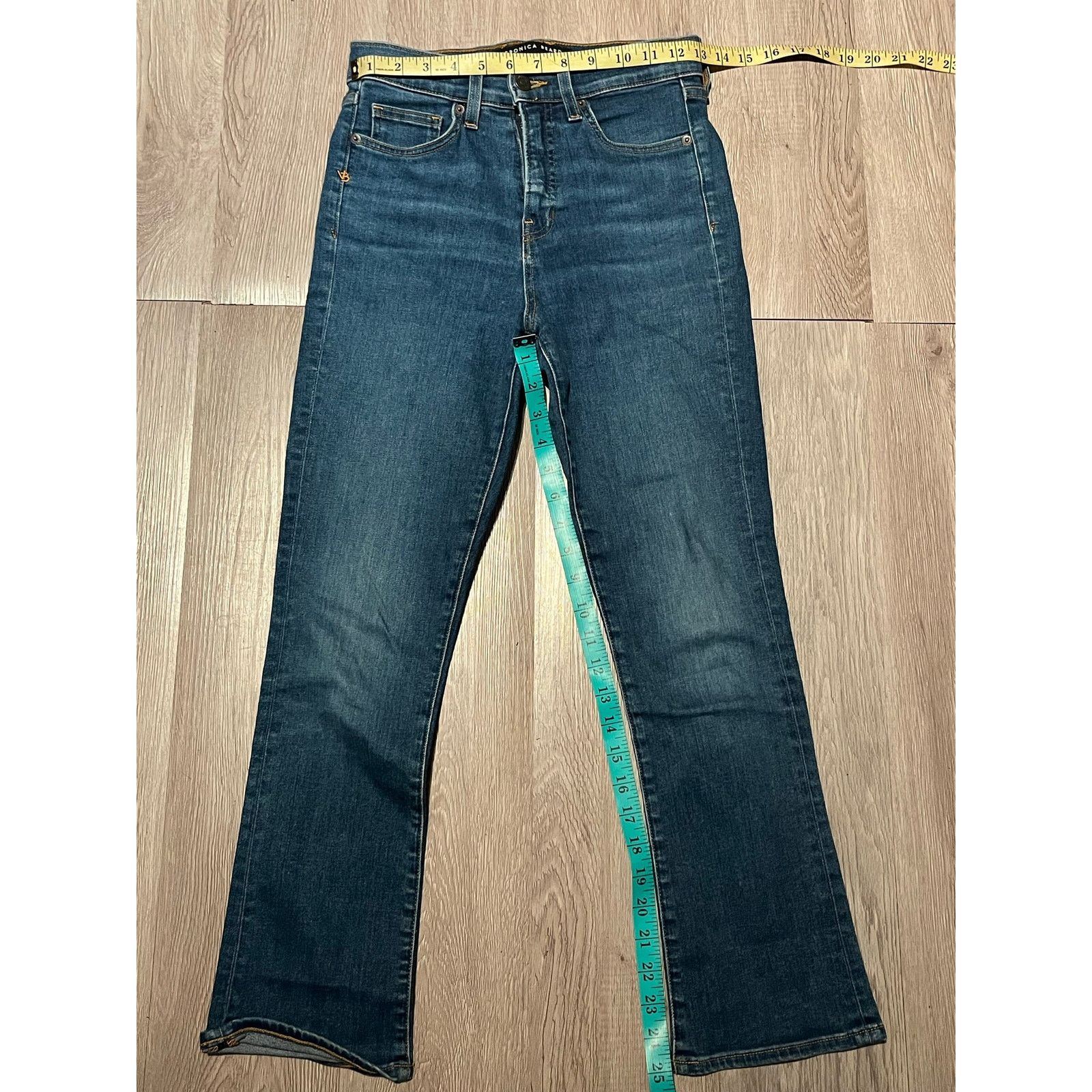 Veronica Beard Veronica Beard - Carly high-rise kick-flare jeans / 28 /blue Size 28" / US 6 / IT 42 - 5 Thumbnail