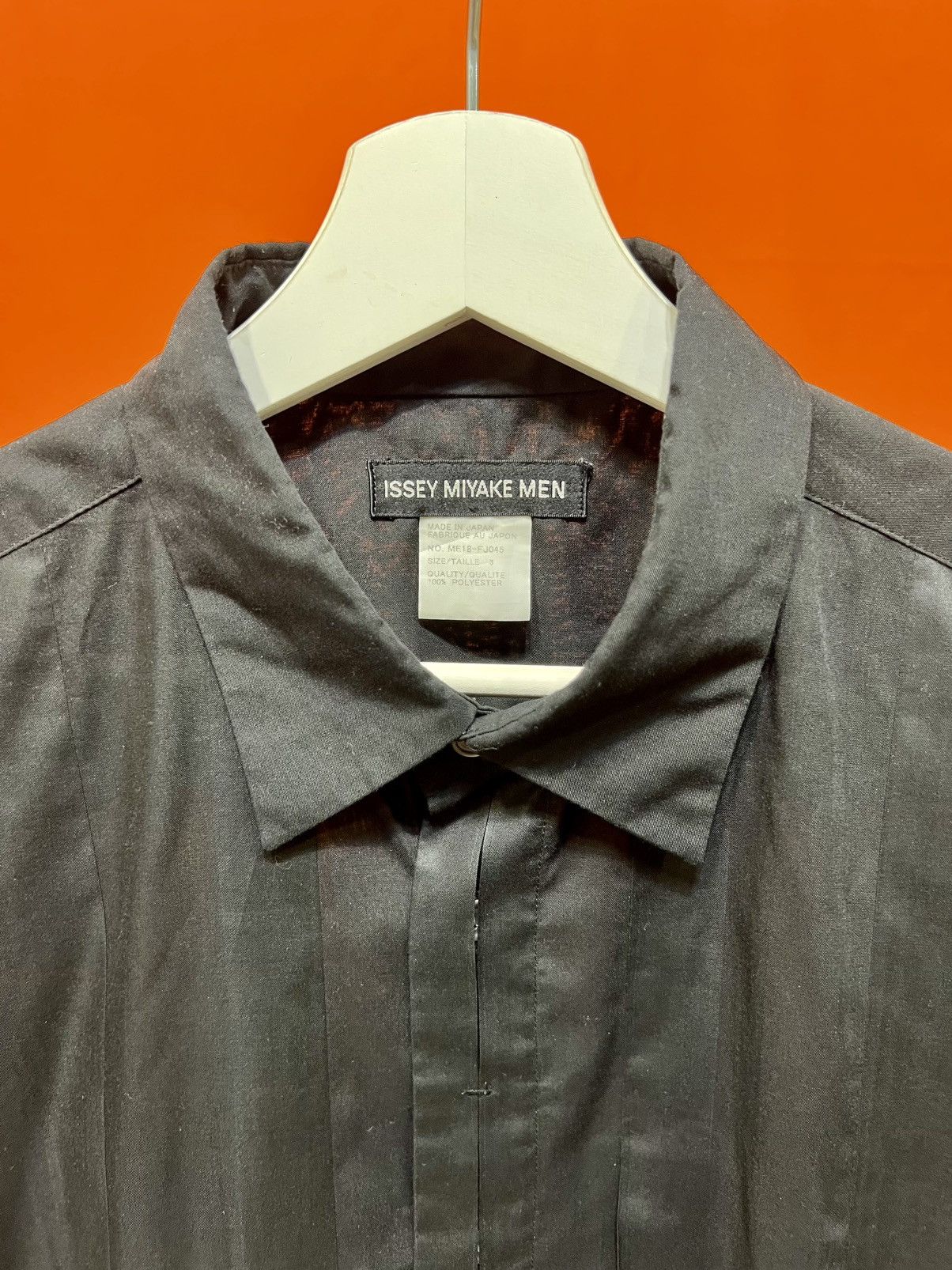Issey Miyake ISSEY MIYAKE pleated sartorial shirt, f/w 2001 Size US L / EU 52-54 / 3 - 1 Thumbnail