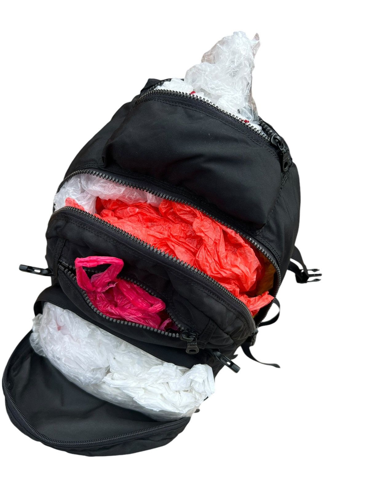 Yohji Yamamoto Vintage Yohji Yamamoto Y’saccs Black Ballistic Backpack Size ONE SIZE - 20 Thumbnail