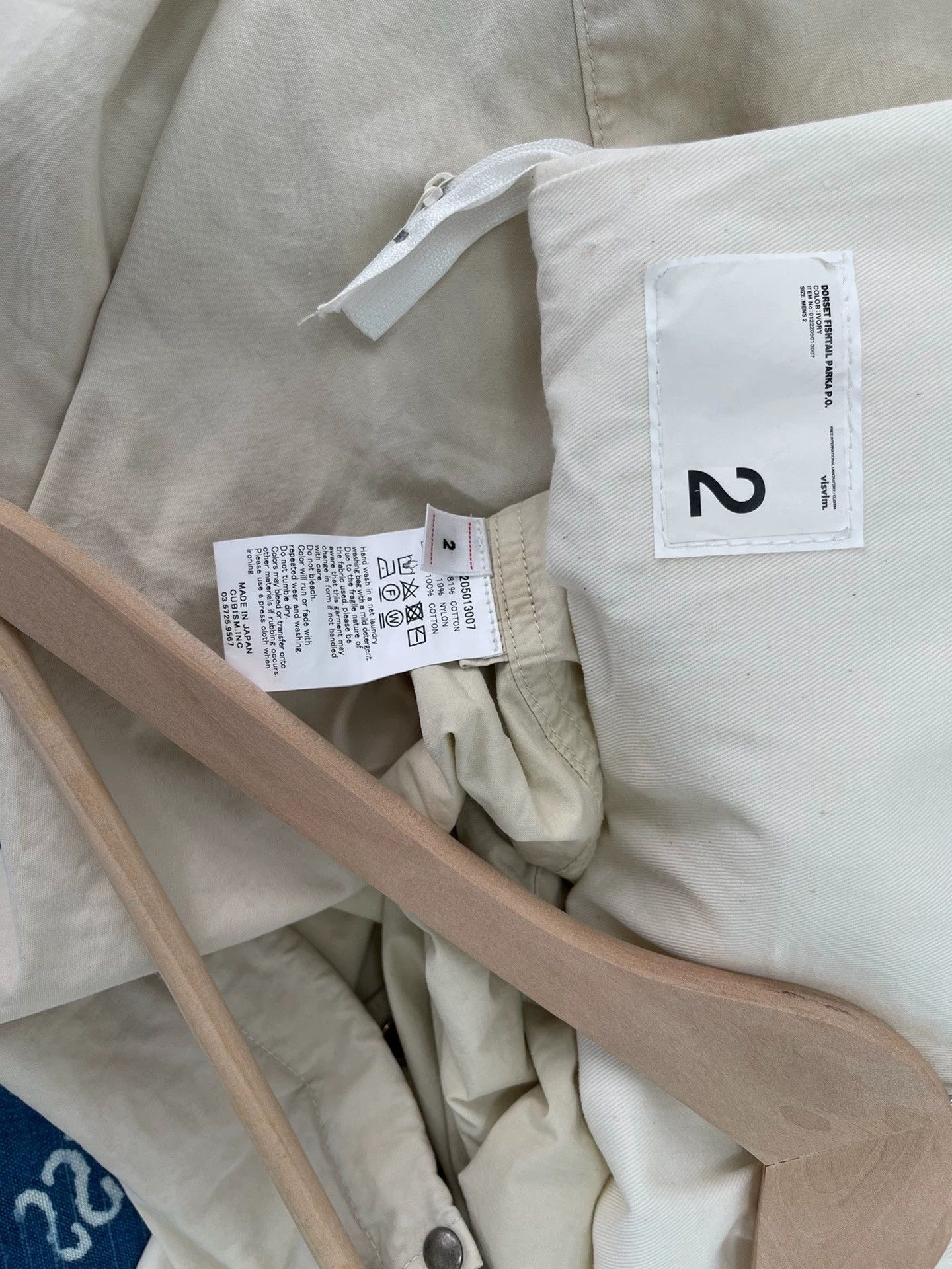 Visvim visvim 22AW Dorset Fishtail Parka White M65 Size 2 Size US M / EU 48-50 / 2 - 9 Thumbnail