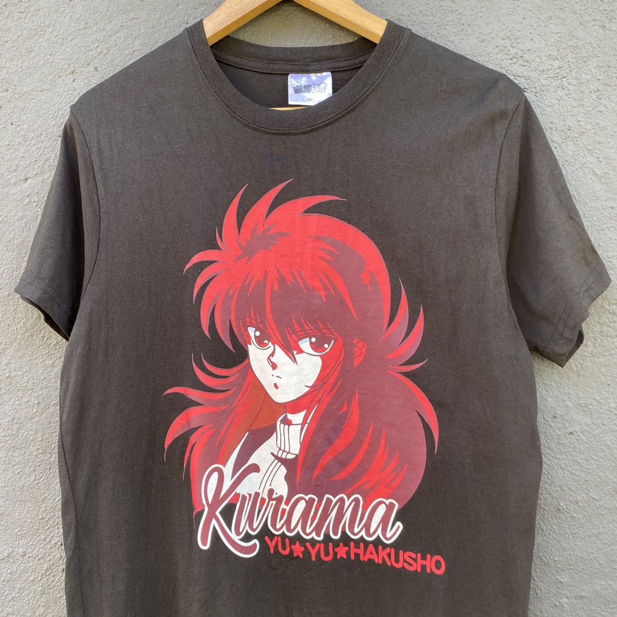 Anime Rare Yu Yu Hakusho Kurama Japanese Anime Character Tee Size US M / EU 48-50 / 2 - 2 Thumbnail