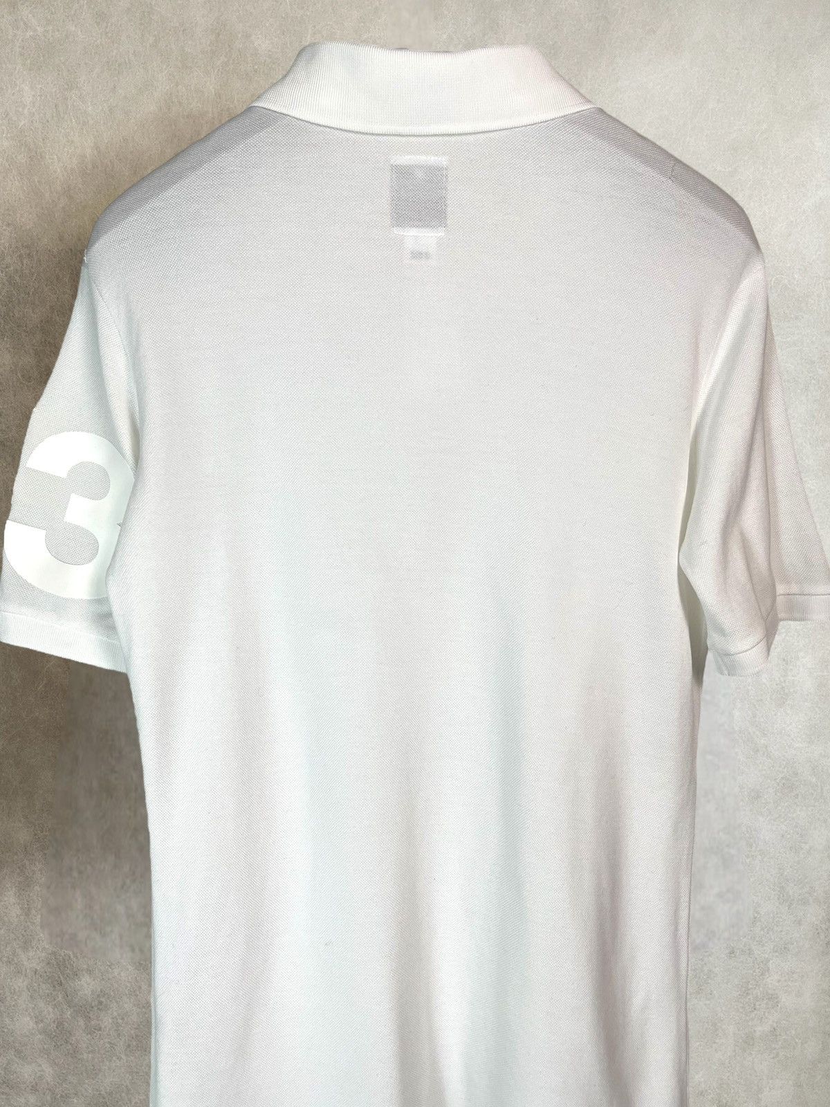 Yohji Yamamoto Ss05 Y3 yohji yamamoto adidas rubber sleeve logo polo shirt Size US M / EU 48-50 / 2 - 7 Thumbnail