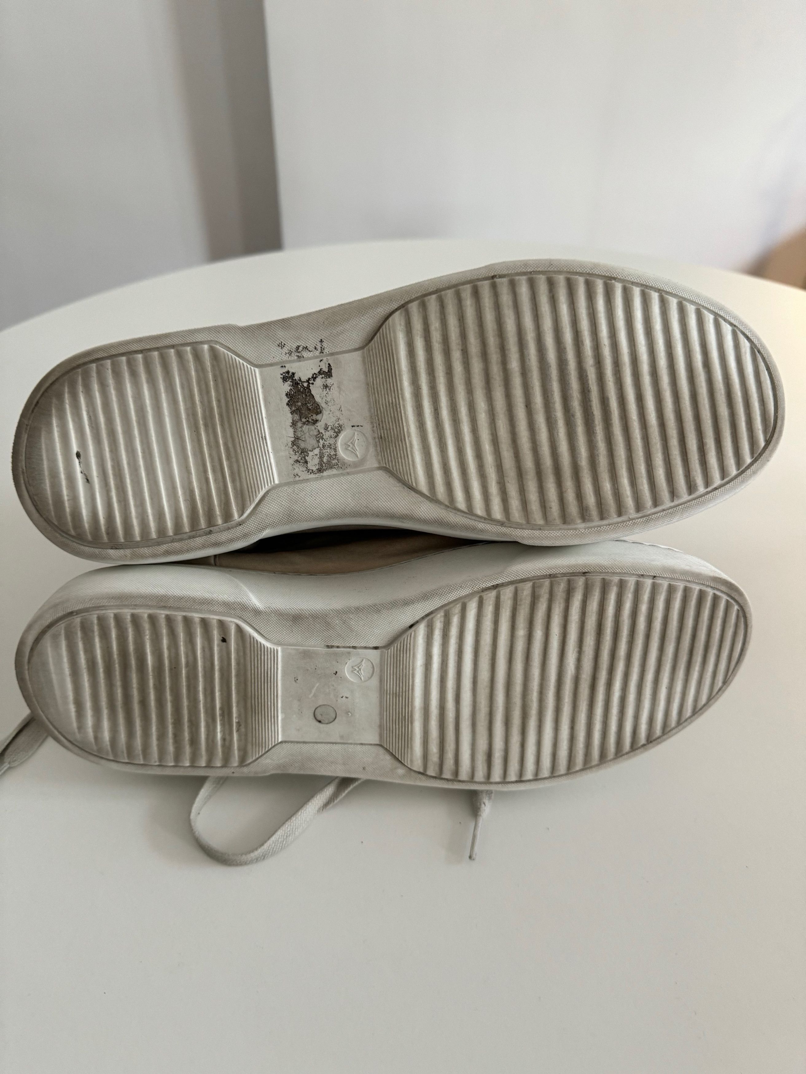 Masnada Masnada Strap Leather Sneakers - Dirty White Size US 12 / EU 45 - 5 Thumbnail