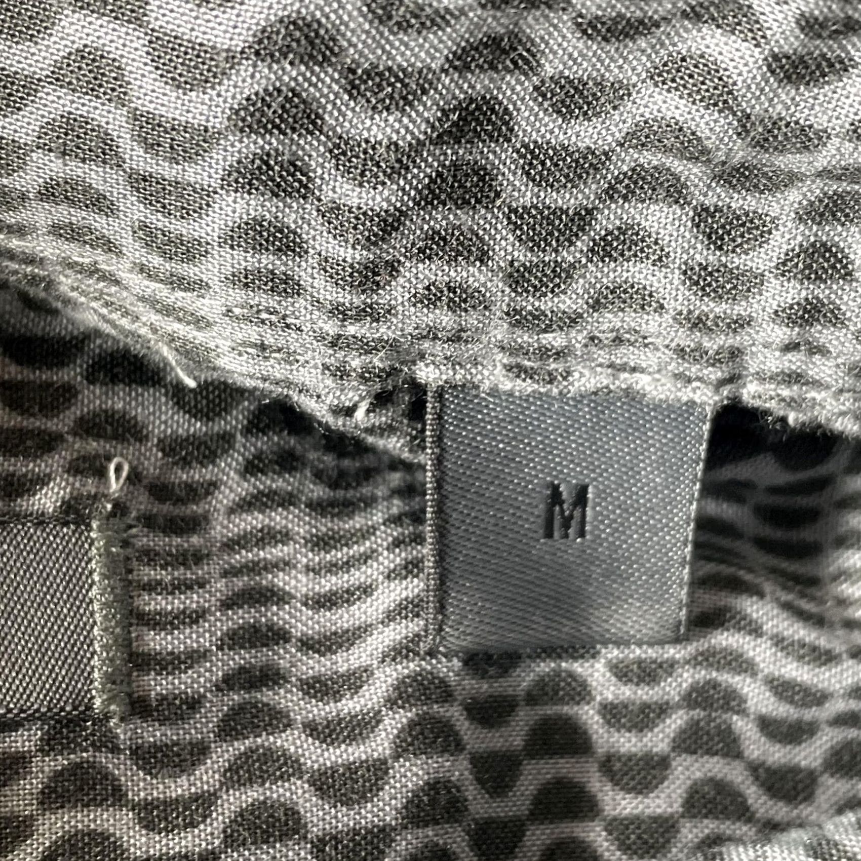 John Varvatos John Varvatos Shirt Mens Medium Gray Long Sleeve Button Up Geometric Viscose Size US M / EU 48-50 / 2 - 3 Thumbnail