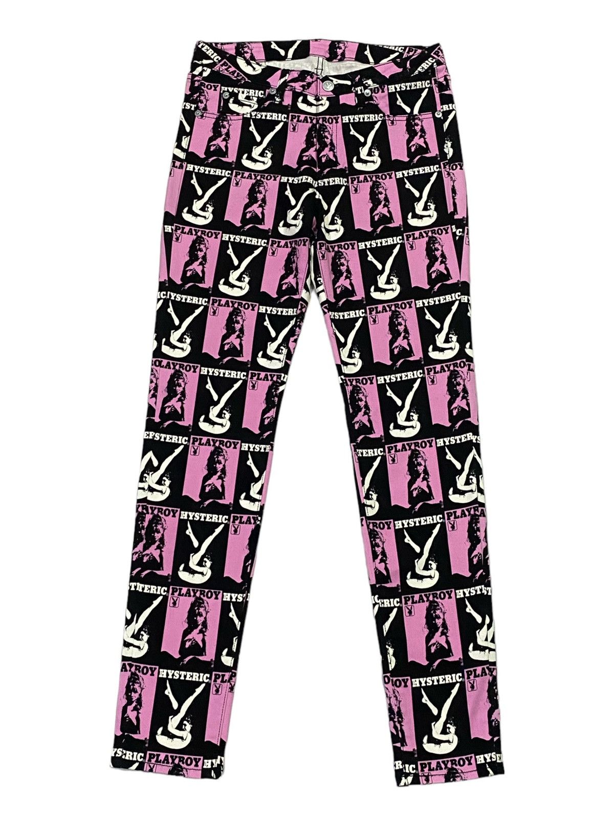 Hysteric Glamour Hysteric Glamour X Play Boy Full Print Stretch Jeans Size 28" / US 6 / IT 42 - 2 Thumbnail