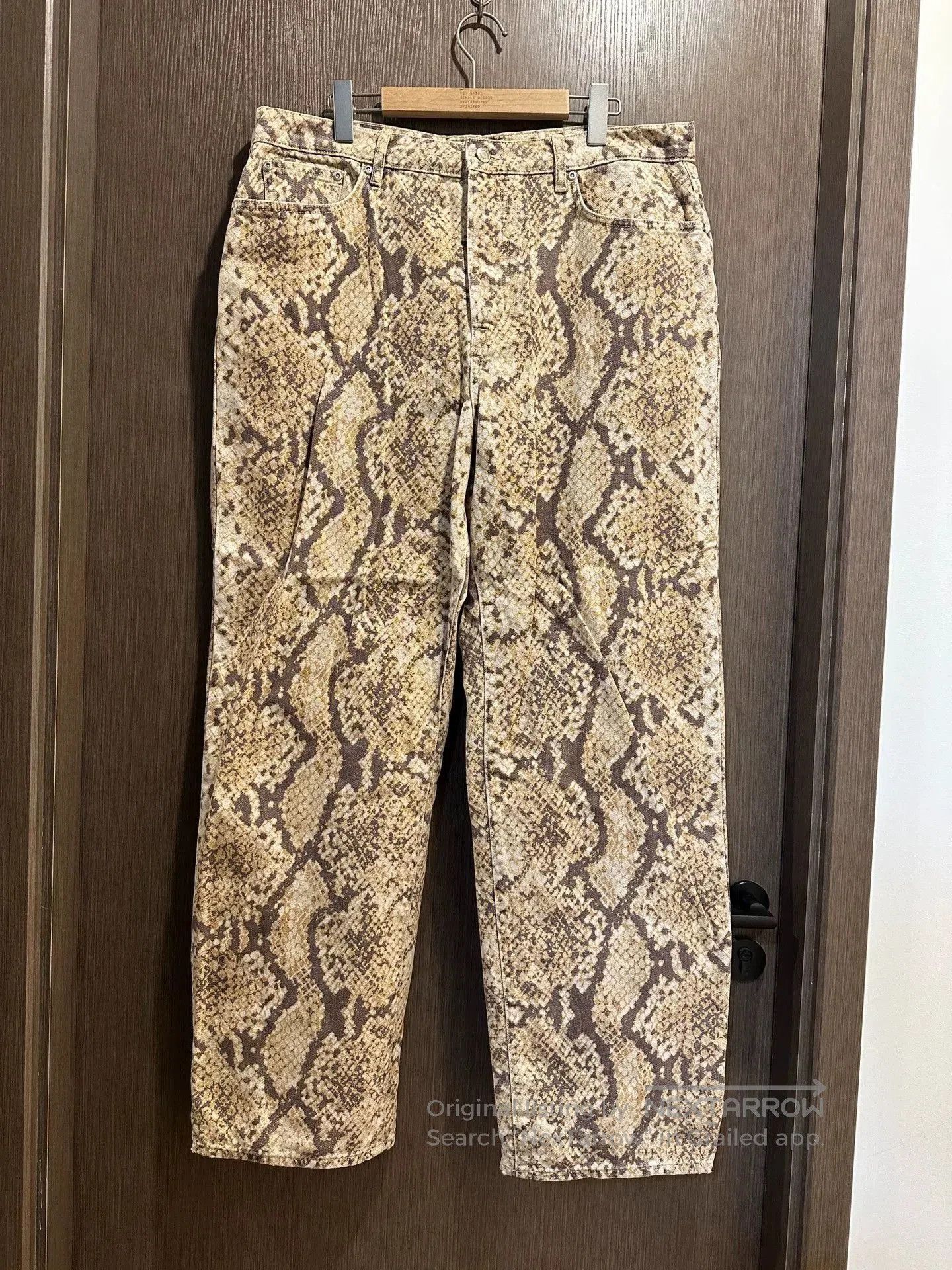 Stussy Stussy Washed Canvas Snake Print Jeans. Size US 34 / EU 50 - 1 Thumbnail