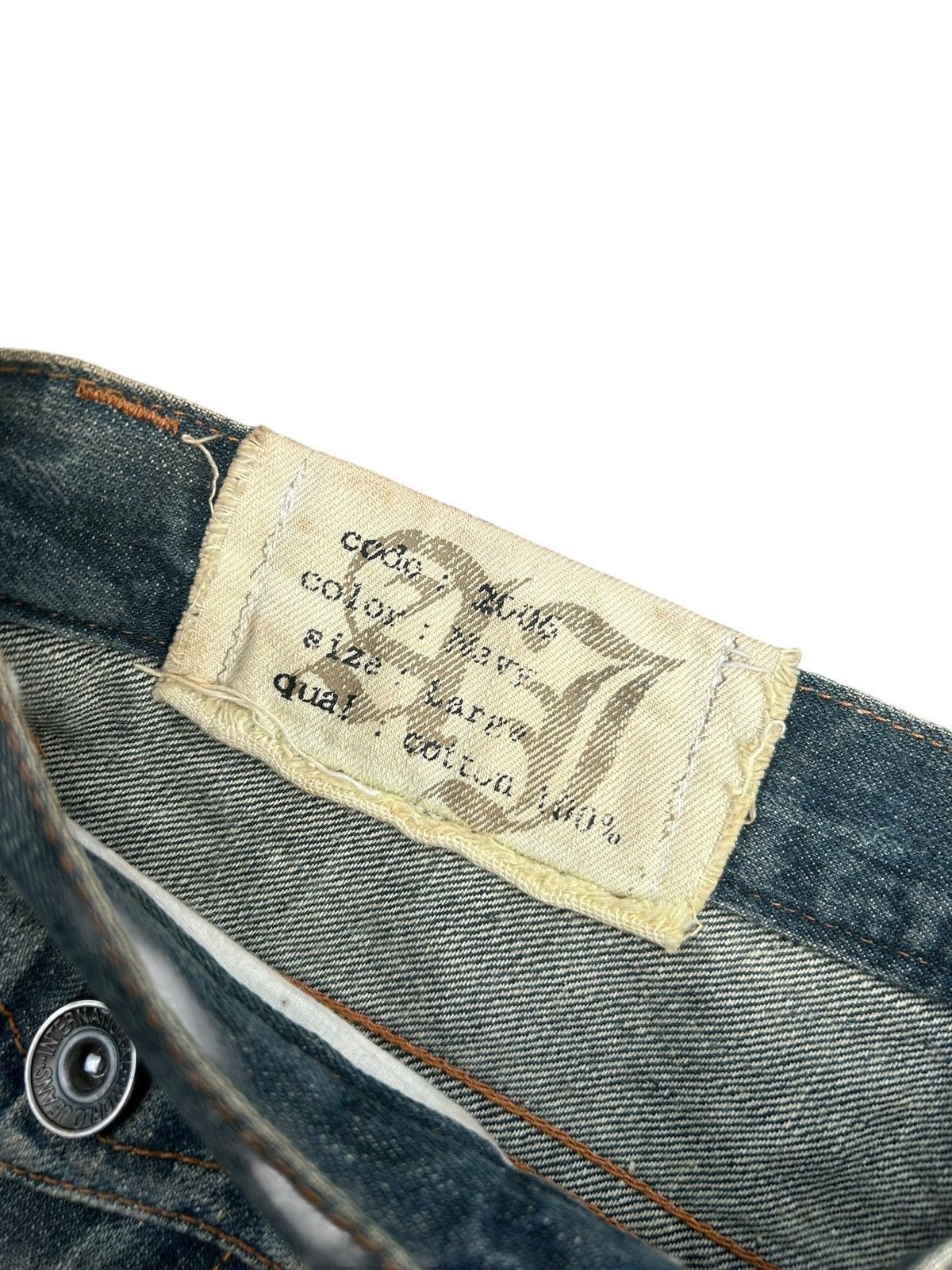 Kapital FLARE Antful Jeans Japanese Distressed Dirty Denim Jeans Size US 32 / EU 48 - 6 Thumbnail