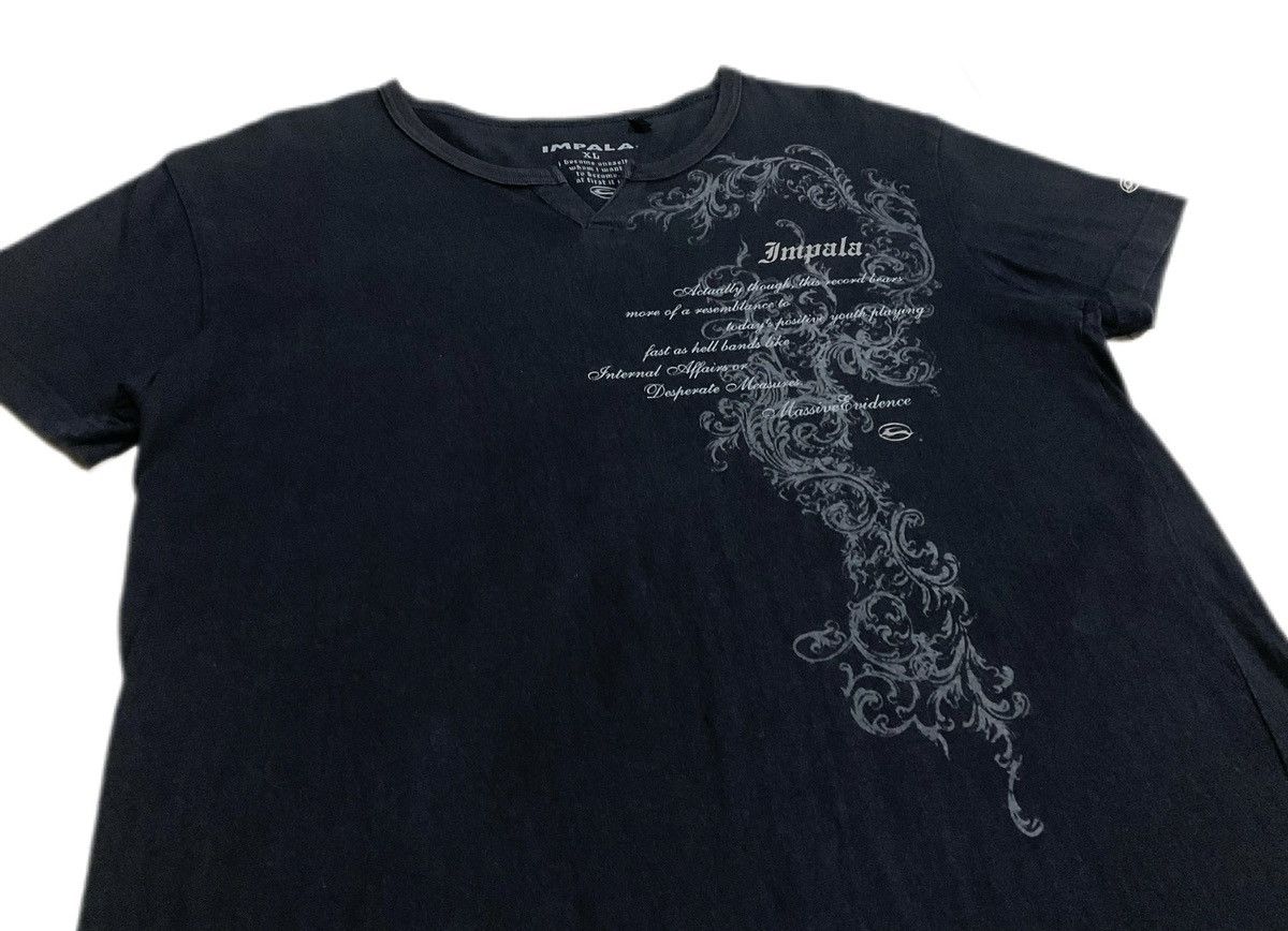 If Six Was Nine 🔥 Sick Y2K Impala Tribal Floral Poem Shirt Goth Punk Size US XL / EU 56 / 4 - 5 Thumbnail