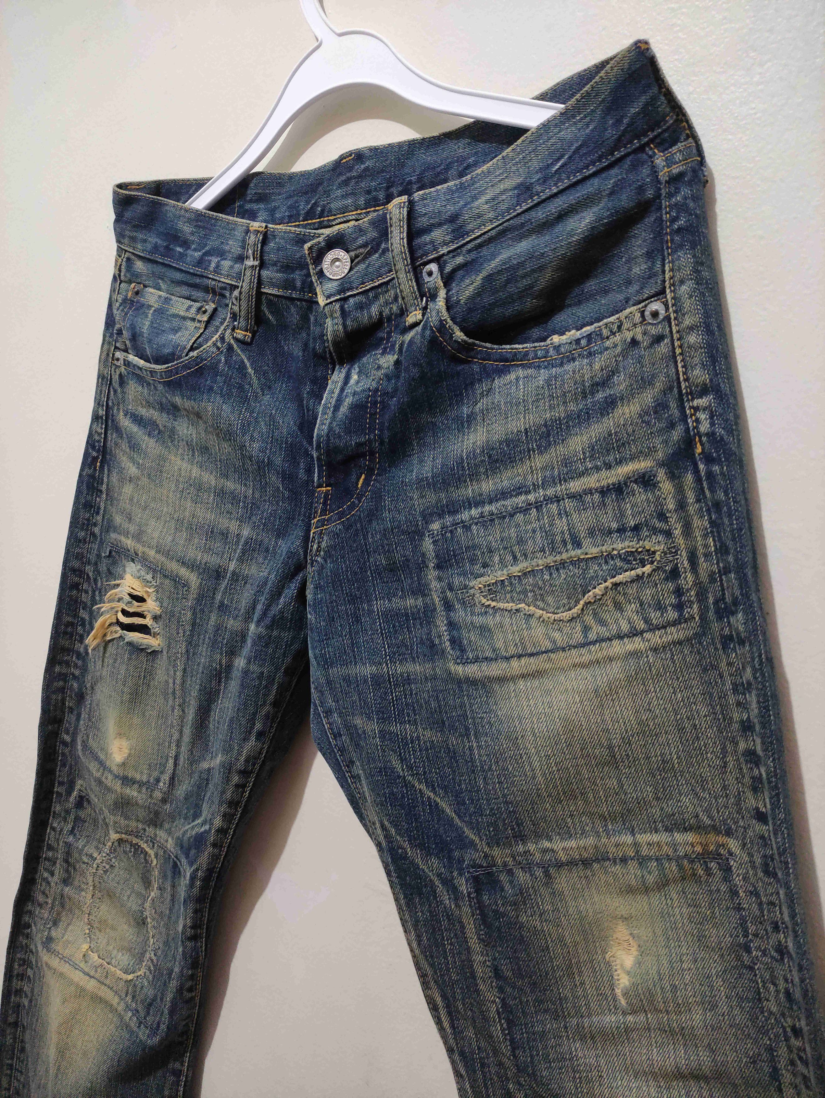 Spellbound Japanese Archive SPELLBOUND distressed grunge denim Size US 29 - 10 Thumbnail