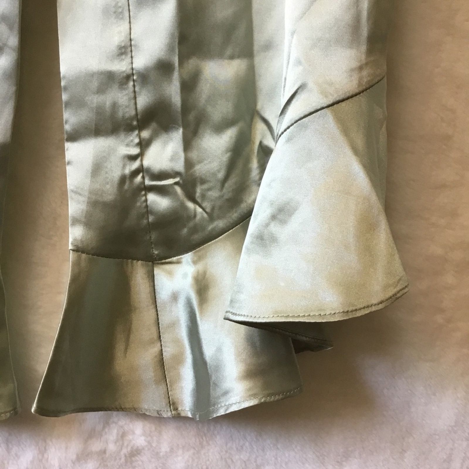 Other AW Bridal Sage Green 3-Piece Pajamas Set Size ONE SIZE - 7 Thumbnail